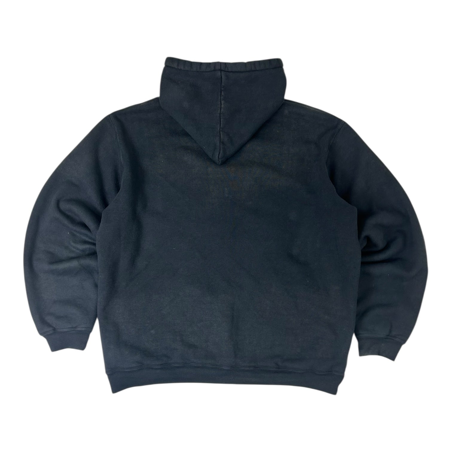 A.PRESSE Vintage Cotton Jersey Hoodie Black