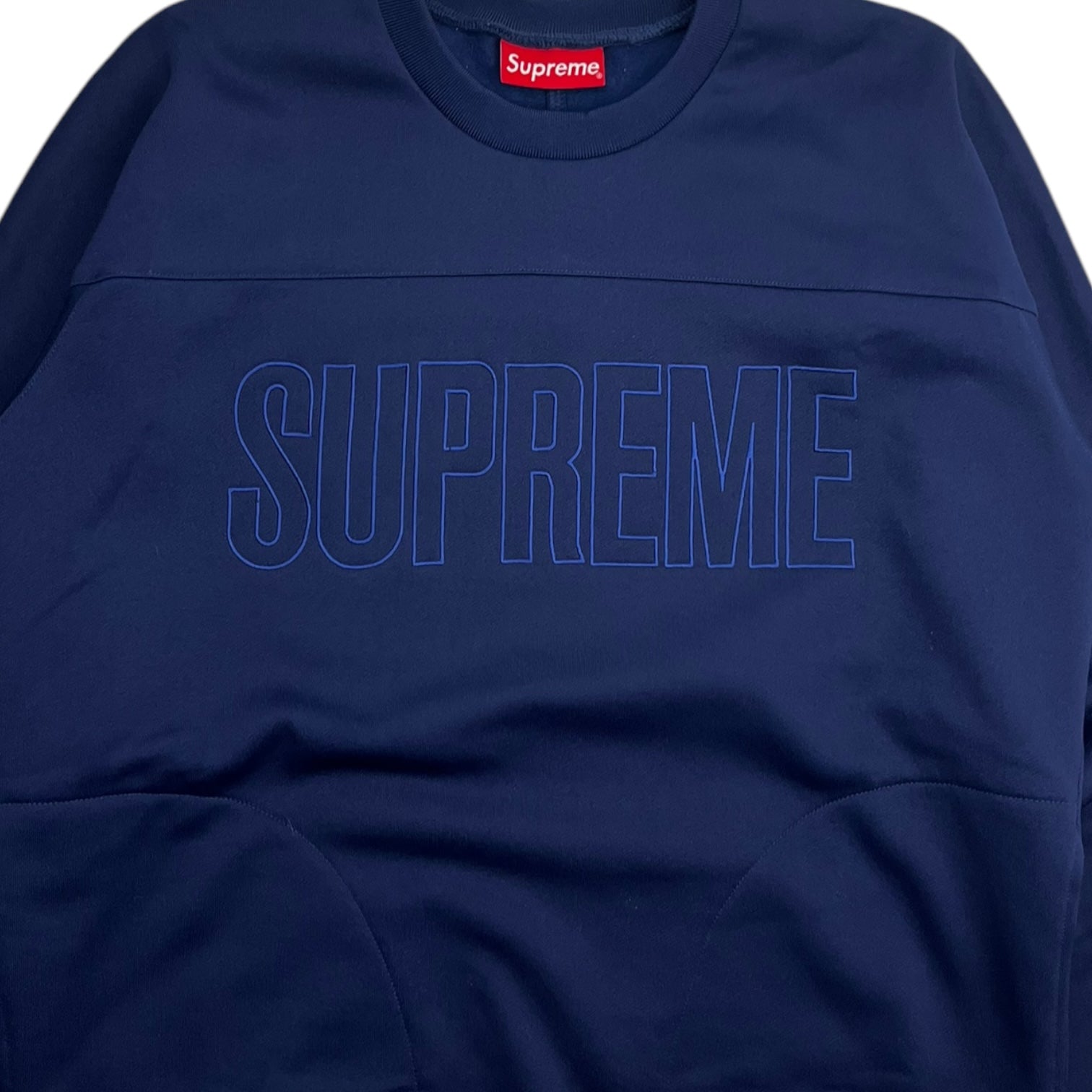 Supreme 2 Pocket Crew Neck Navy