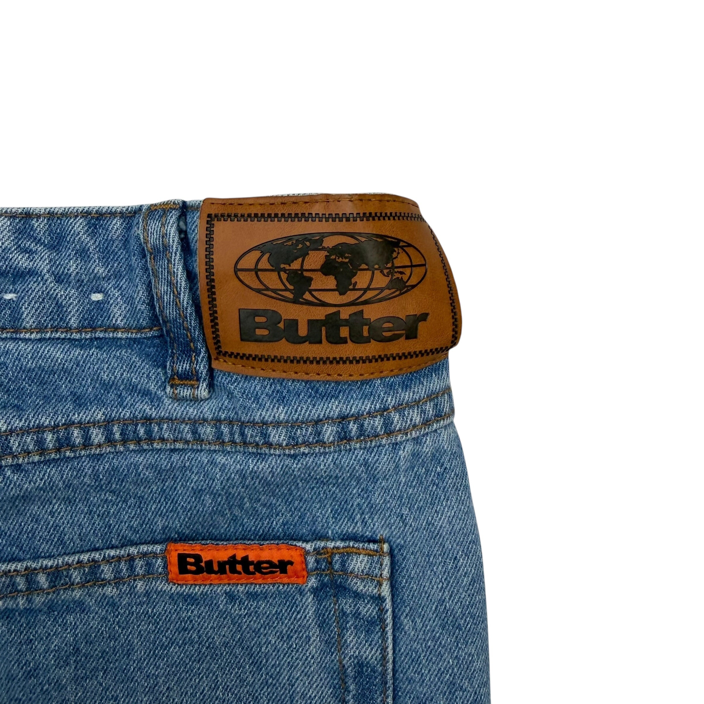 Butter Goods Loose Fit Baggy Denim Pants Medium Wash