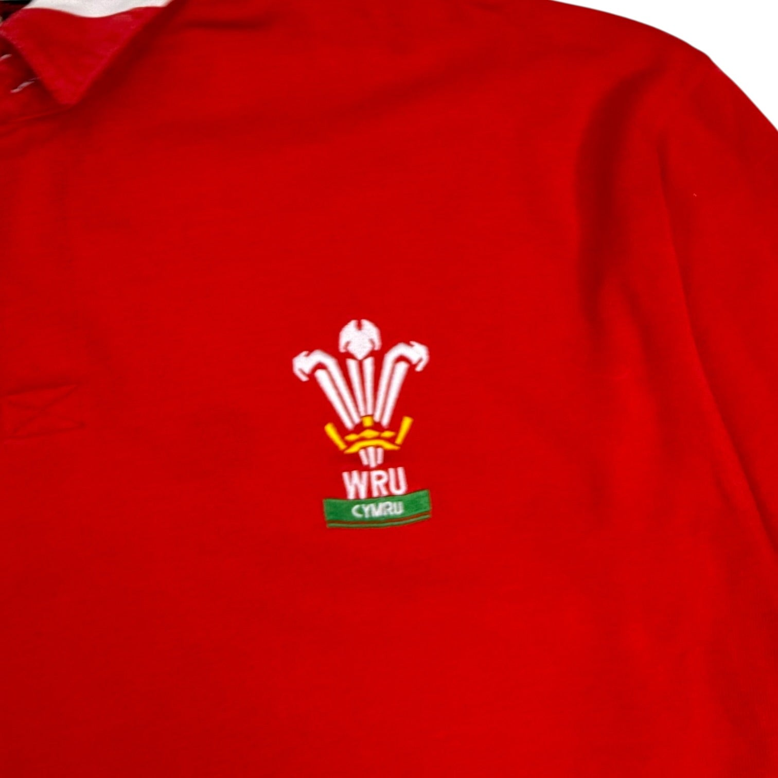 Vintage Reebok Wales Rugby Union Jersey Red
