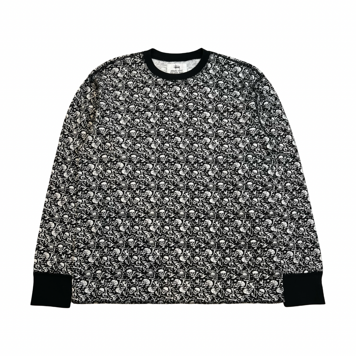 Stüssy Pigment Dyed LongSleeve Bones Thermal