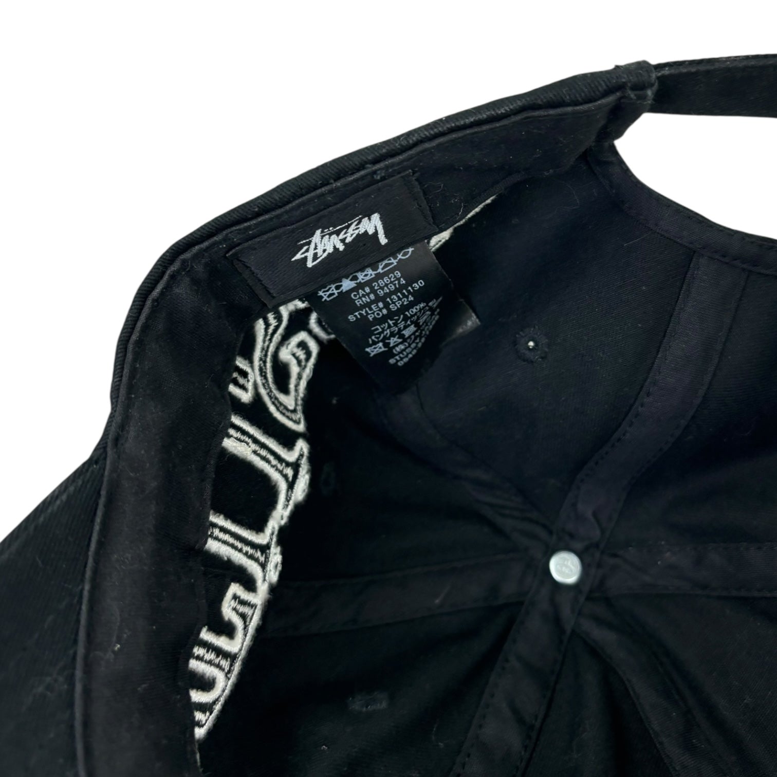 Stussy Arc Low Pro StrapBack Hat Black