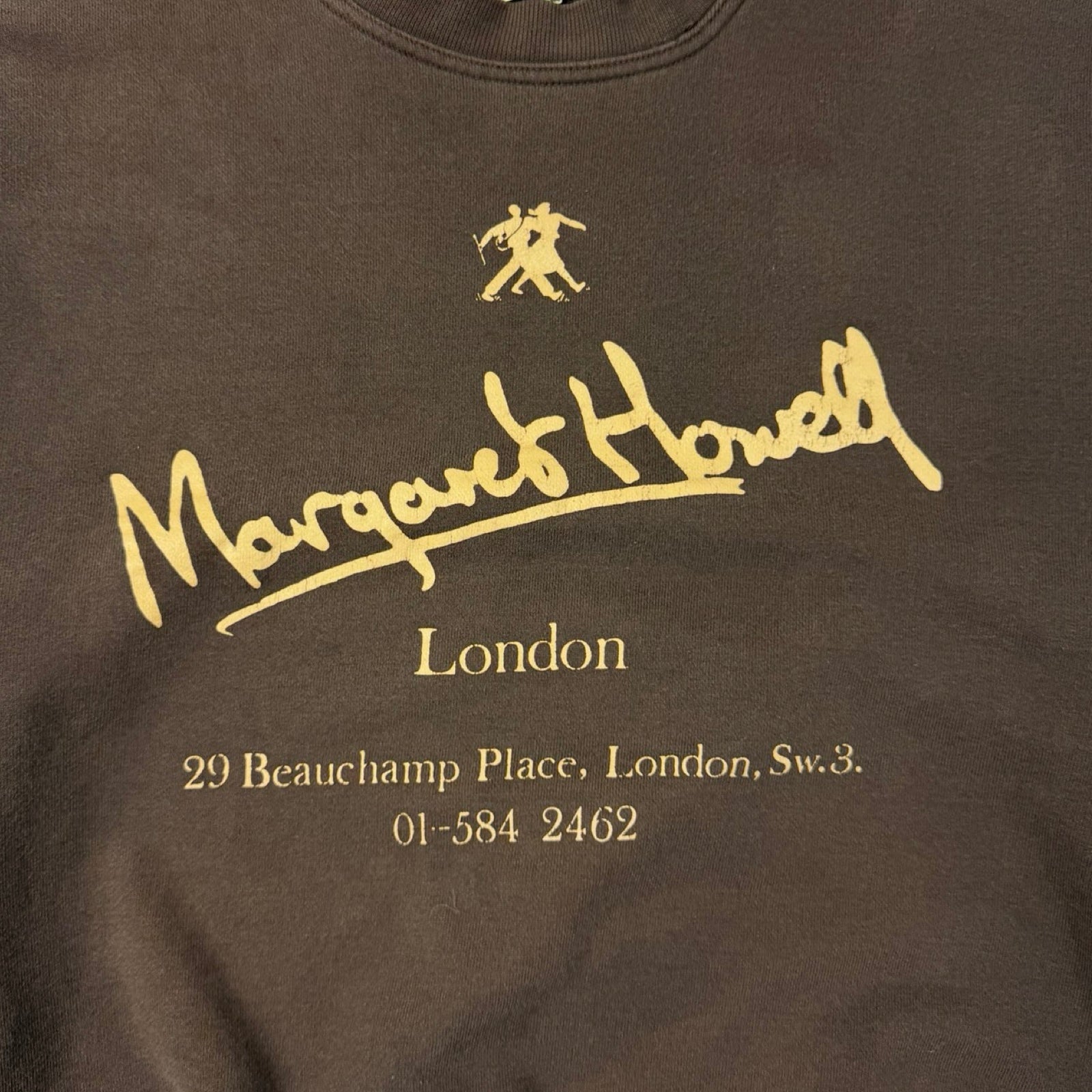 Margaret Howell London Crewneck Sweatshirt Brown
