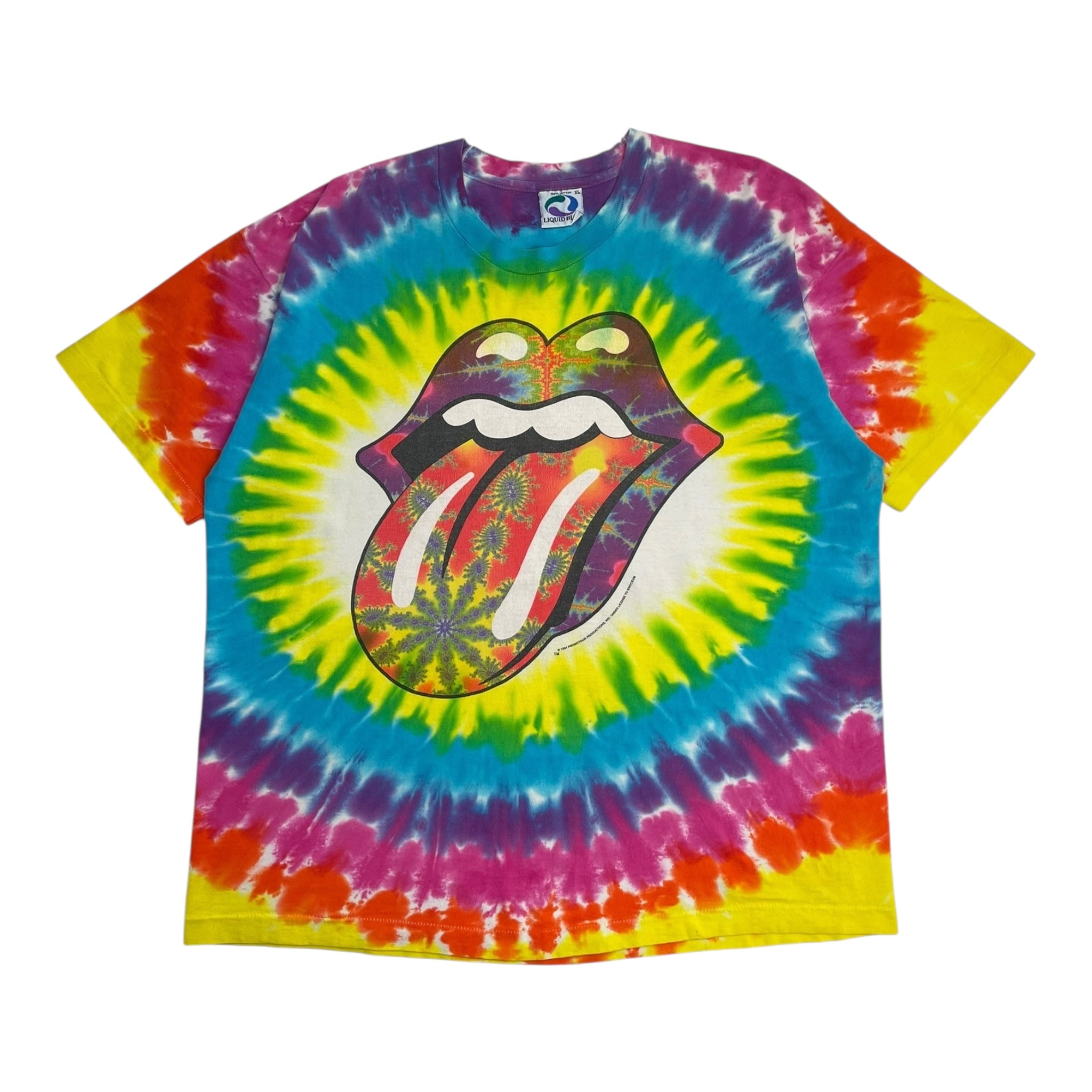 1994 The Rolling Stones Psychedelic Tie Dye T-Shirt