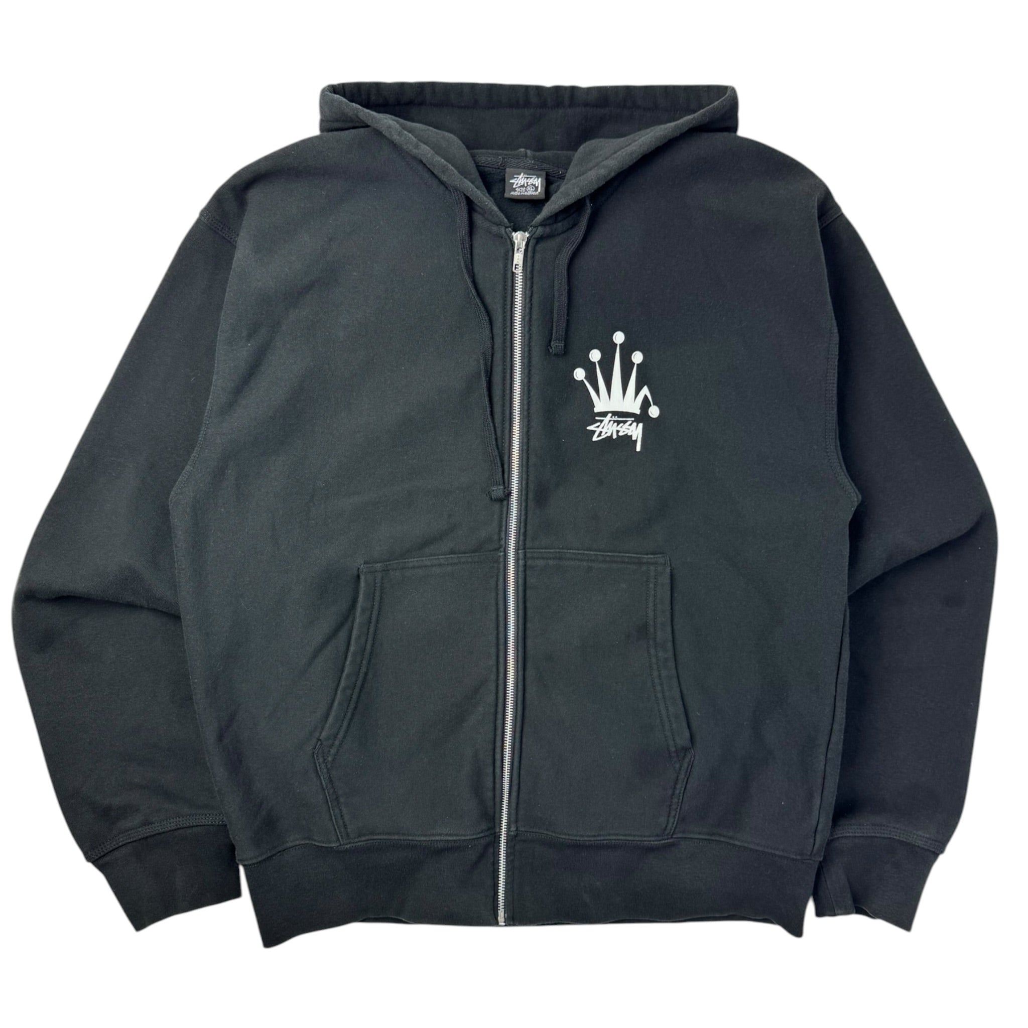 Stussy Regal Crown Zip Hoodie Black