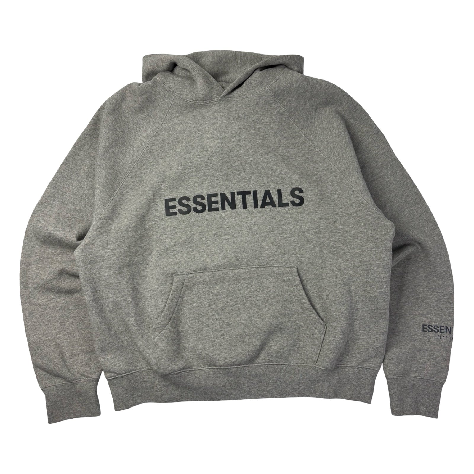 Fear Of God Essentials Hoodie Dark Heather Grey Oatmeal