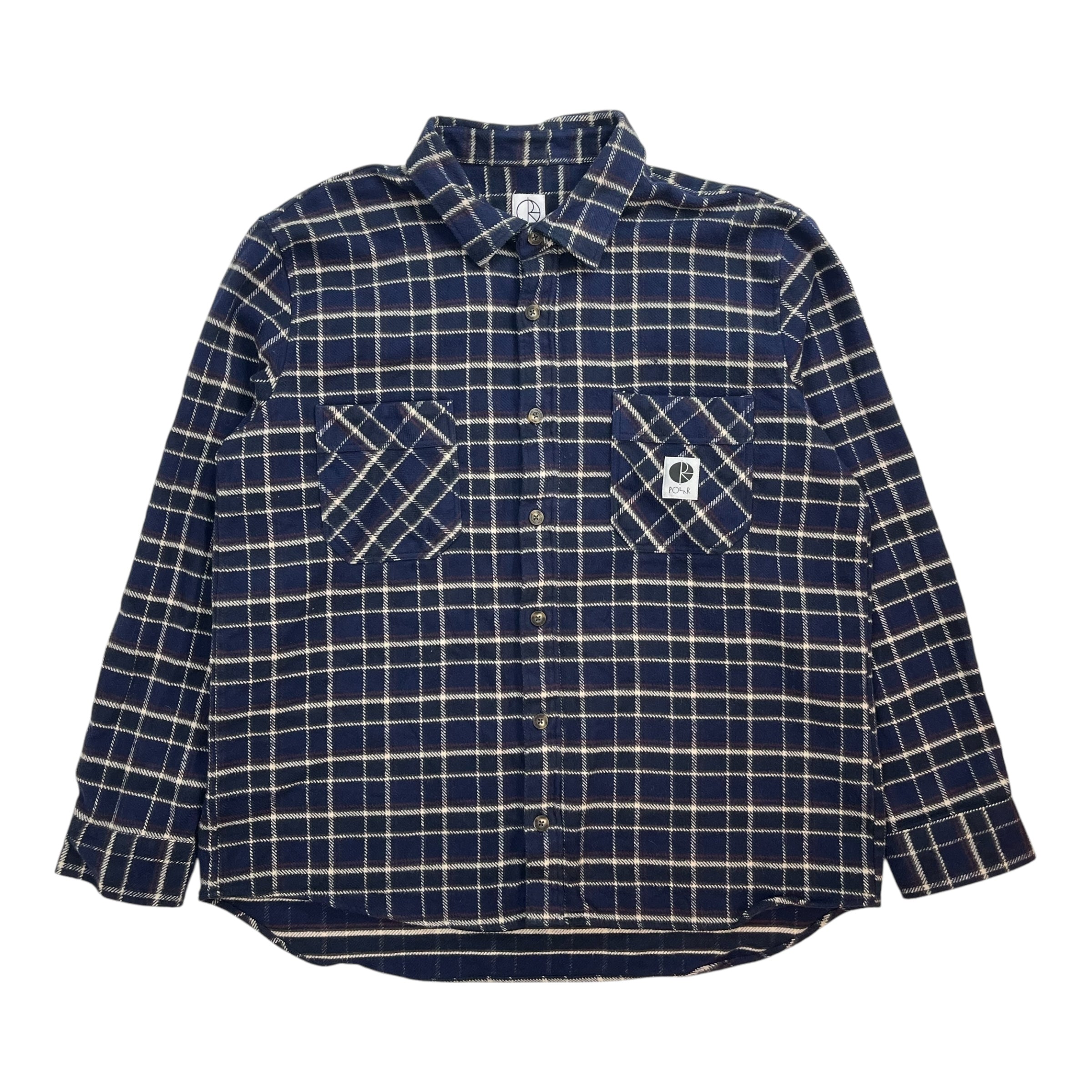 Polar Skate Co. Flannel Rich Navy