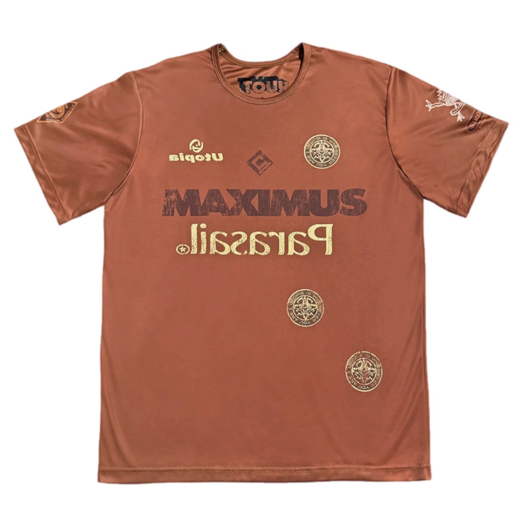 Travis Scott Circus Maximus Soccer Kit Jersey Brown