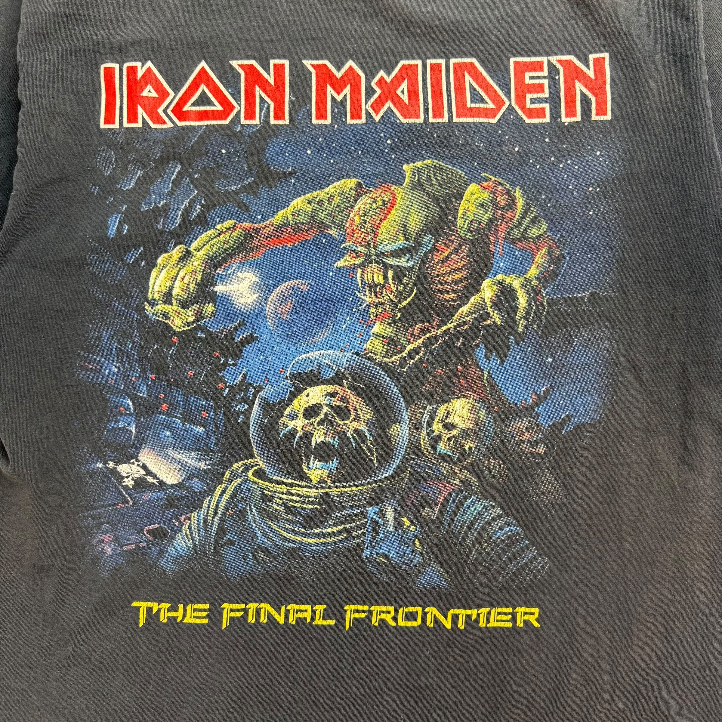 Vintage Iron Maiden Final Frontier Tee Black