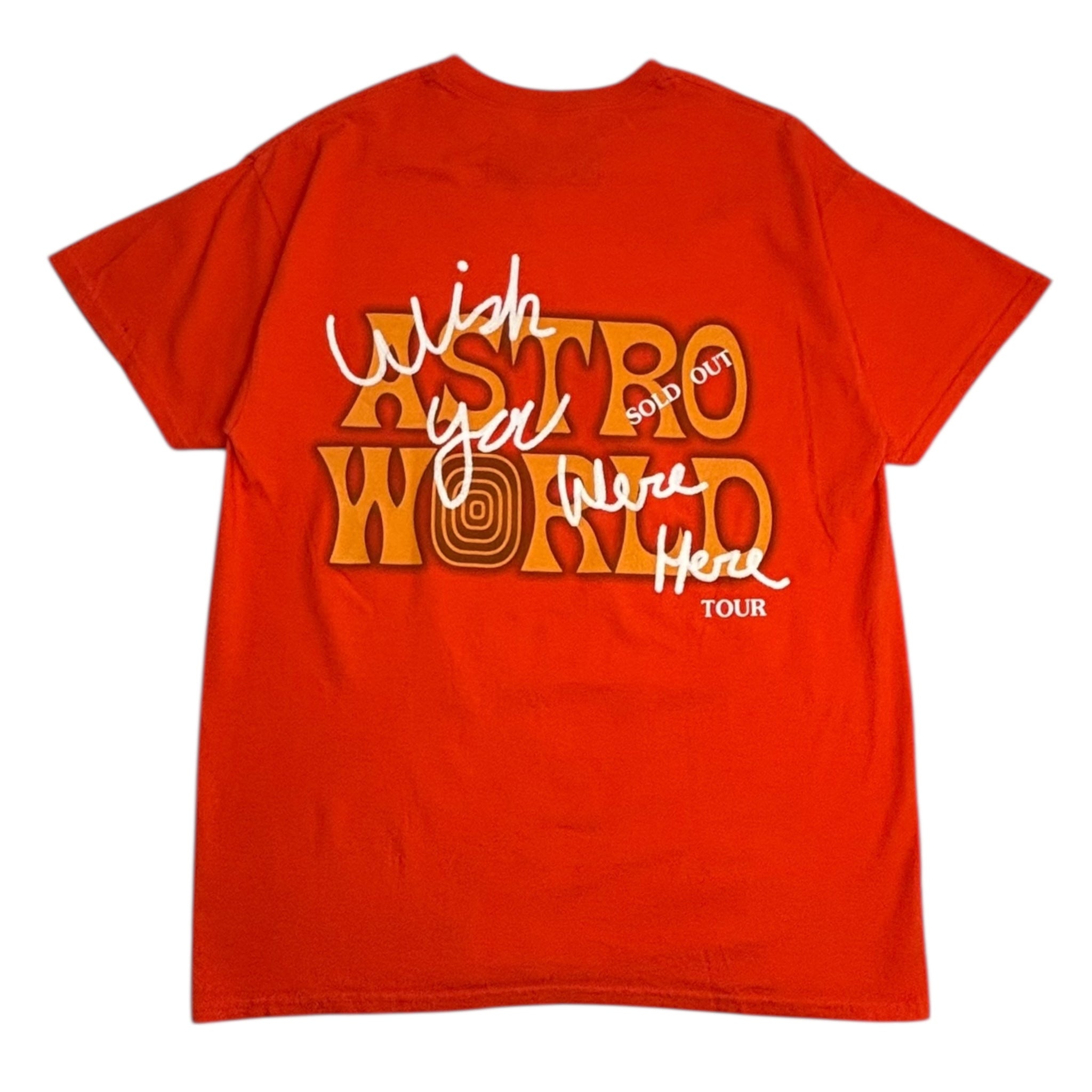 Travis Scott Astroworld Houston Exclusive T-Shirt Orange