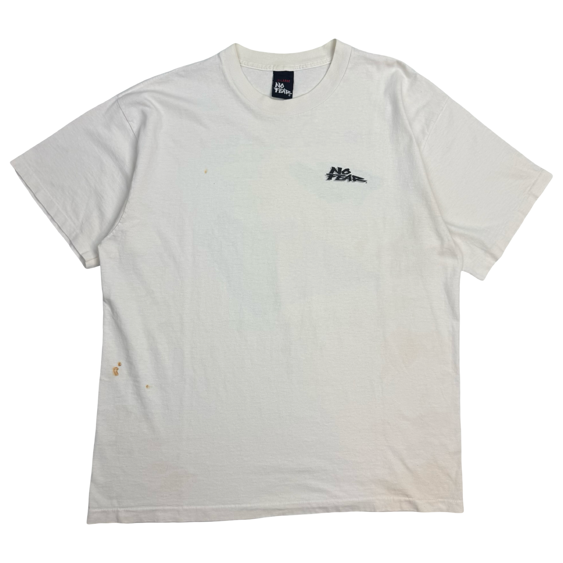 Vintage No Fear ‘…Rut And A Grave…’ Tee White