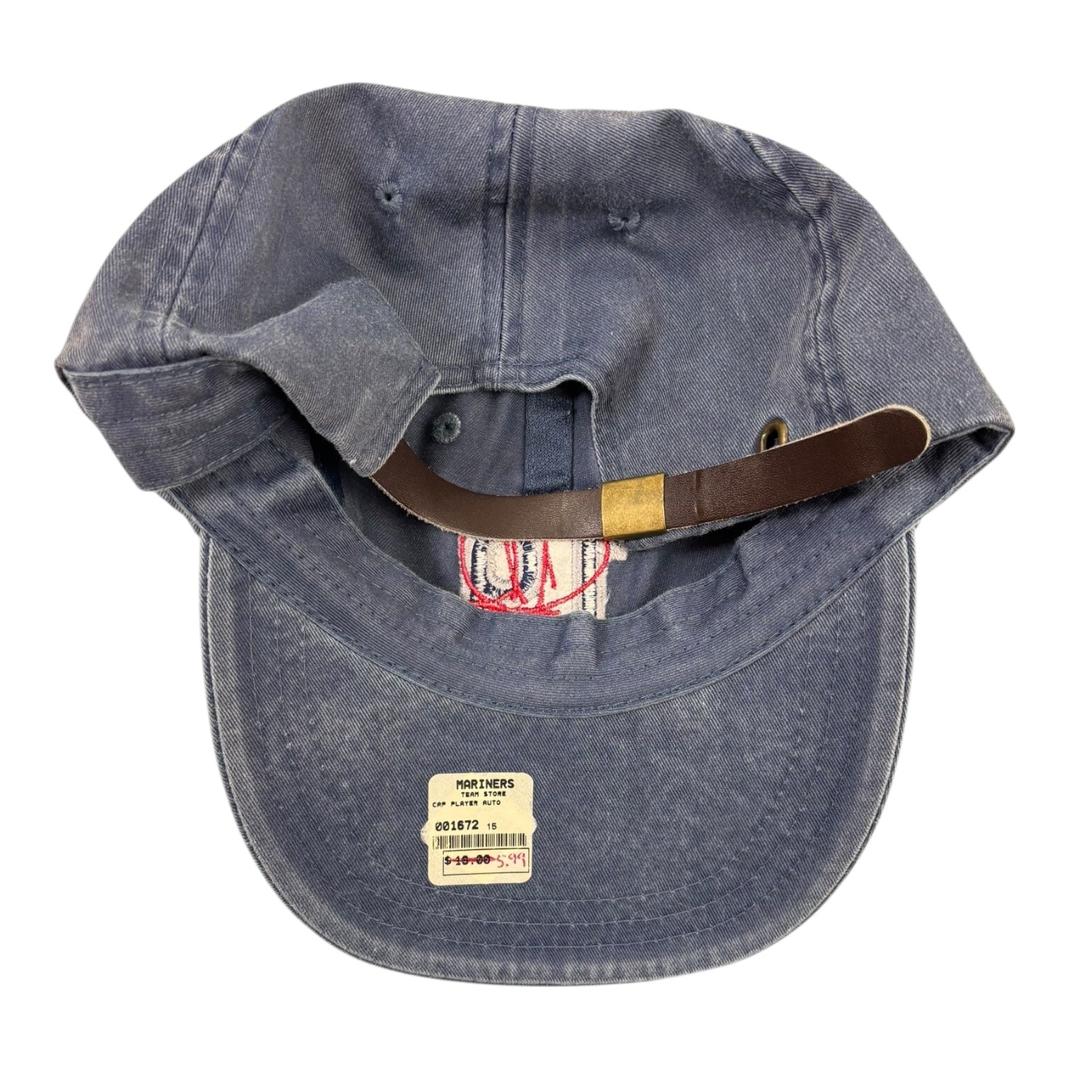 Vintage Seattle Mariners Jay Buhner Signature Hat Navy