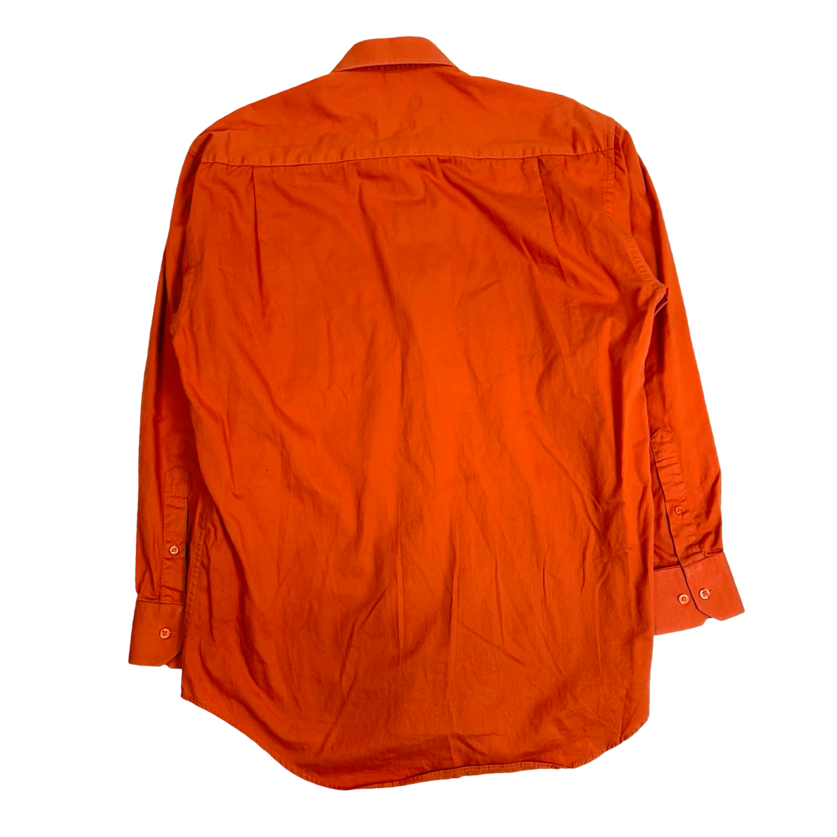 Balmain Vibrant Button Down Shirt Orange