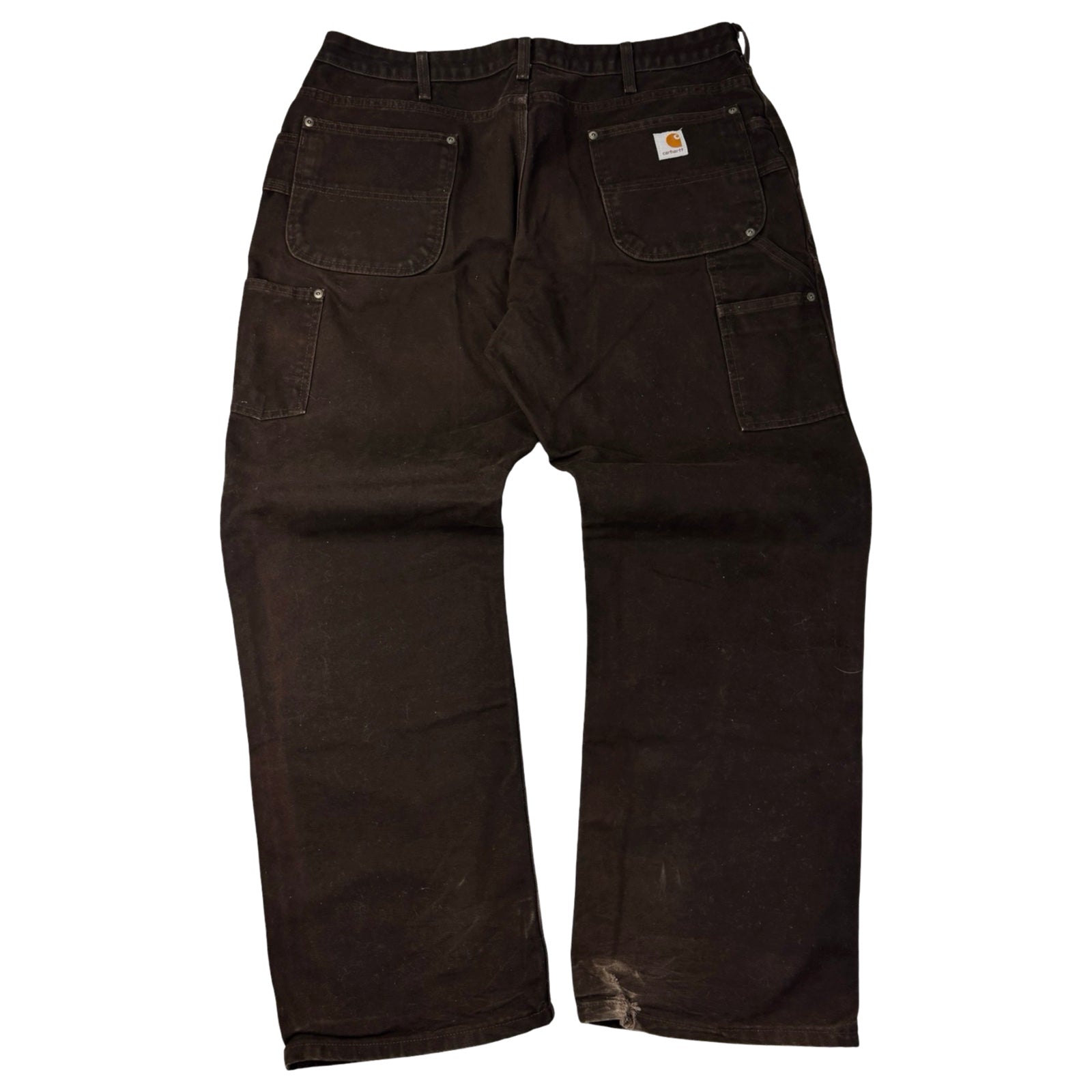 (W) Vintage Carhartt Double Knee Carpenter Pant Dark Brown