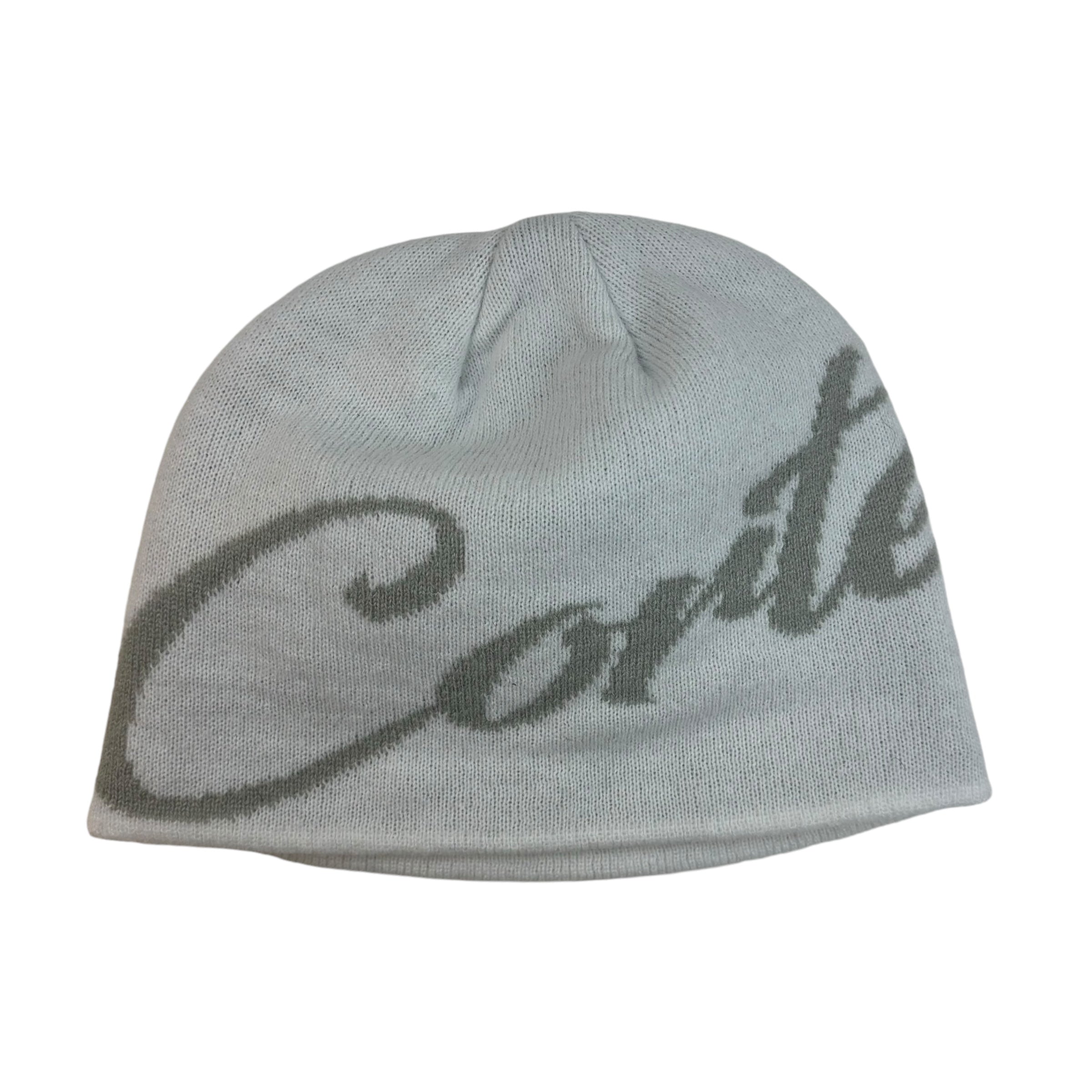 Corteiz OG Strike Skully Beanie White