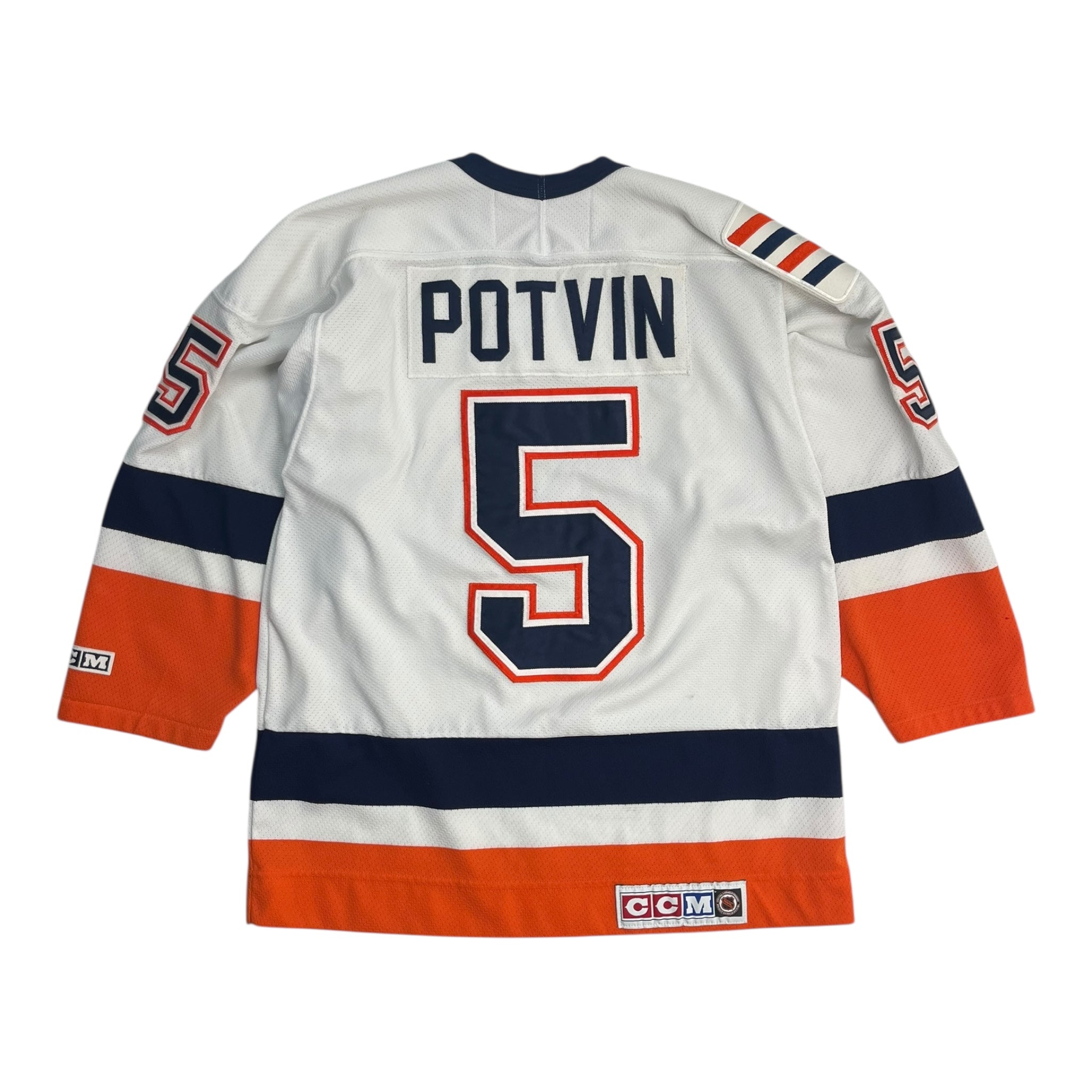 Vintage New York Islanders Denis Potvin #5 CCM Hockey Jerseys