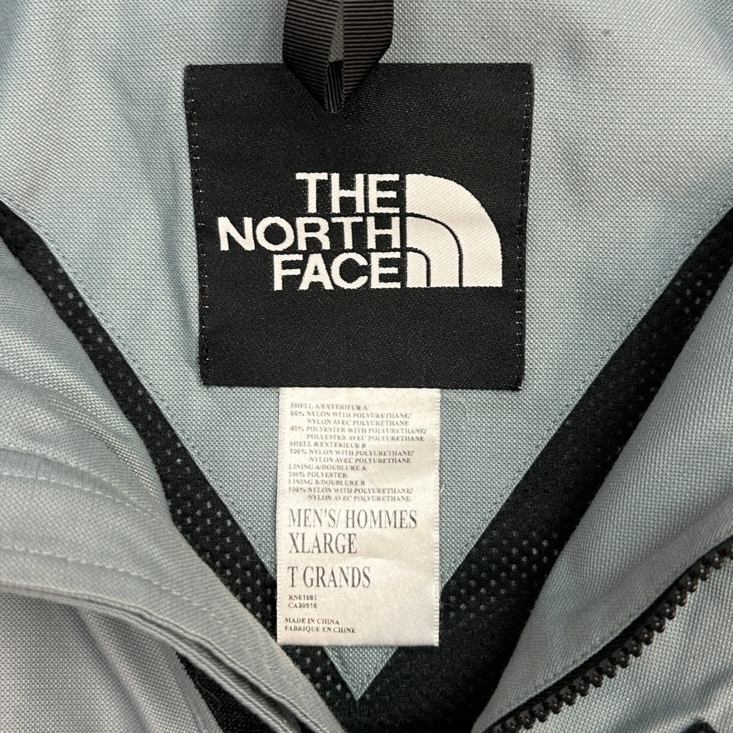 Vintage The North Face Technical Jacket Blue/Gret