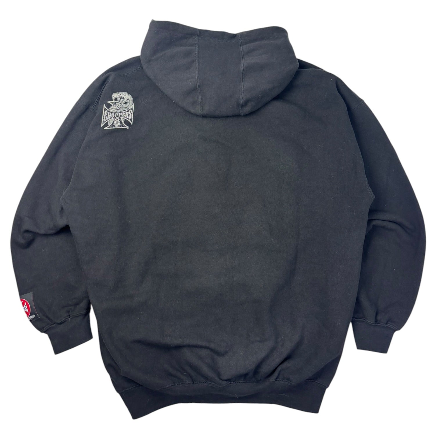 Vintage 2000s West Coast Choppers Full Zip Hoodie Black