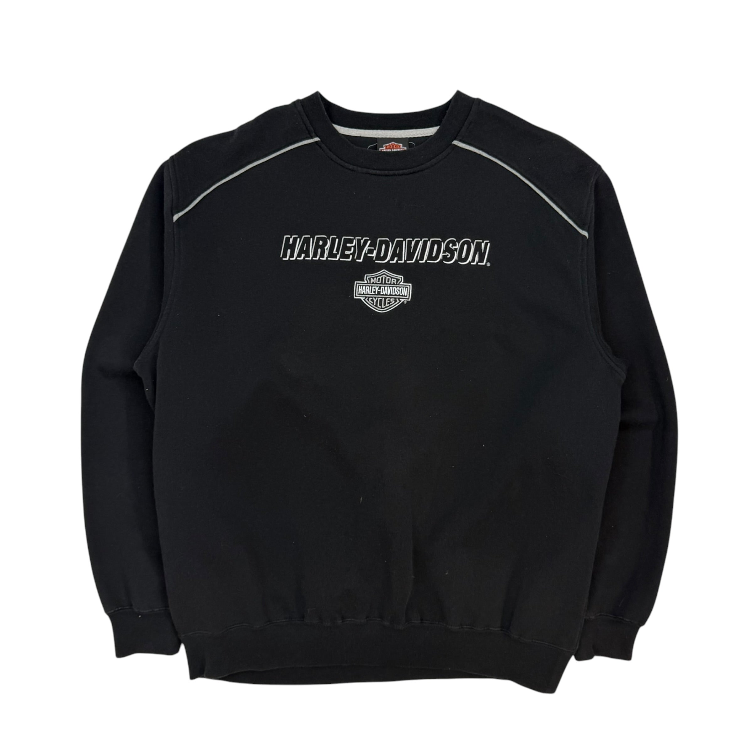 Vintage Harley Davidson Of Edmonton Crewneck Black