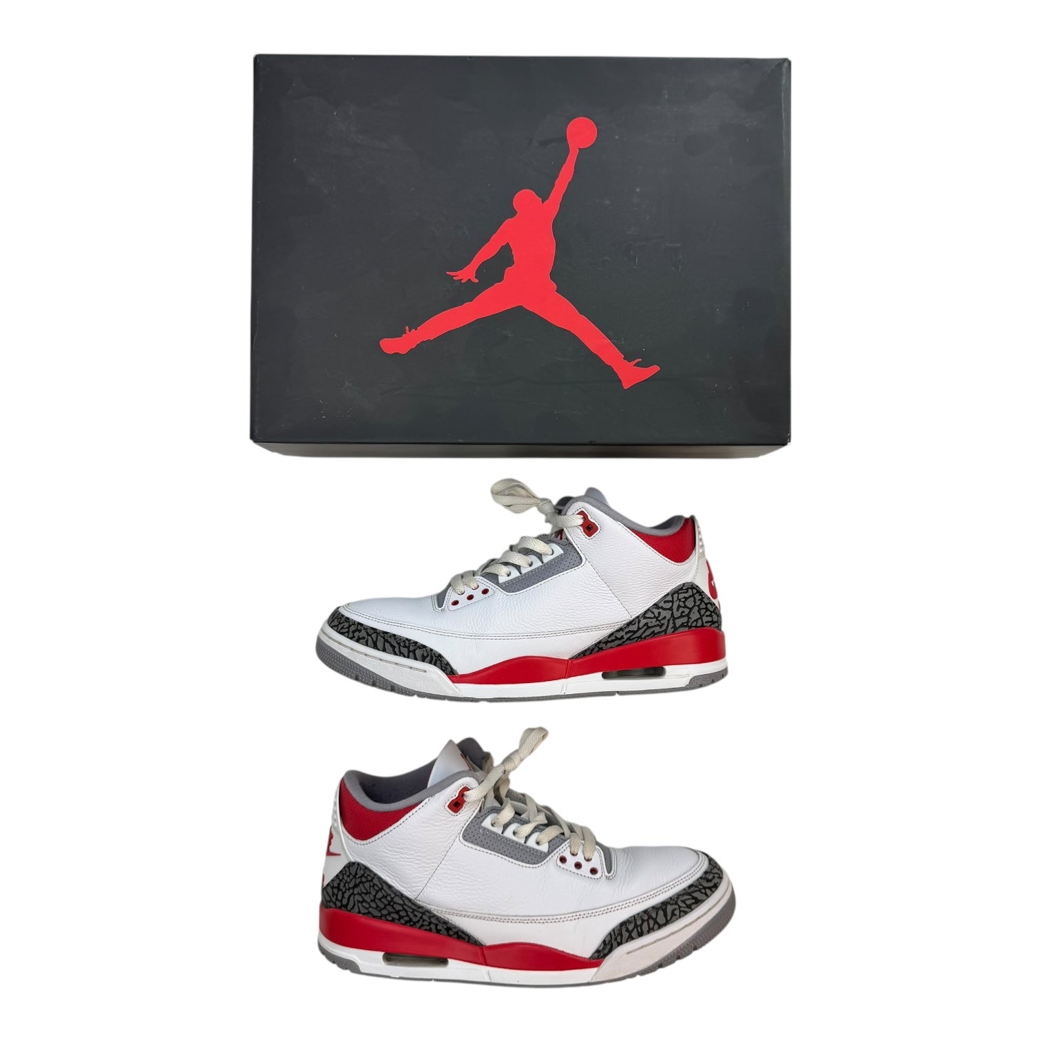 Jordan 3 Retro Fire Red (2022) (Used)