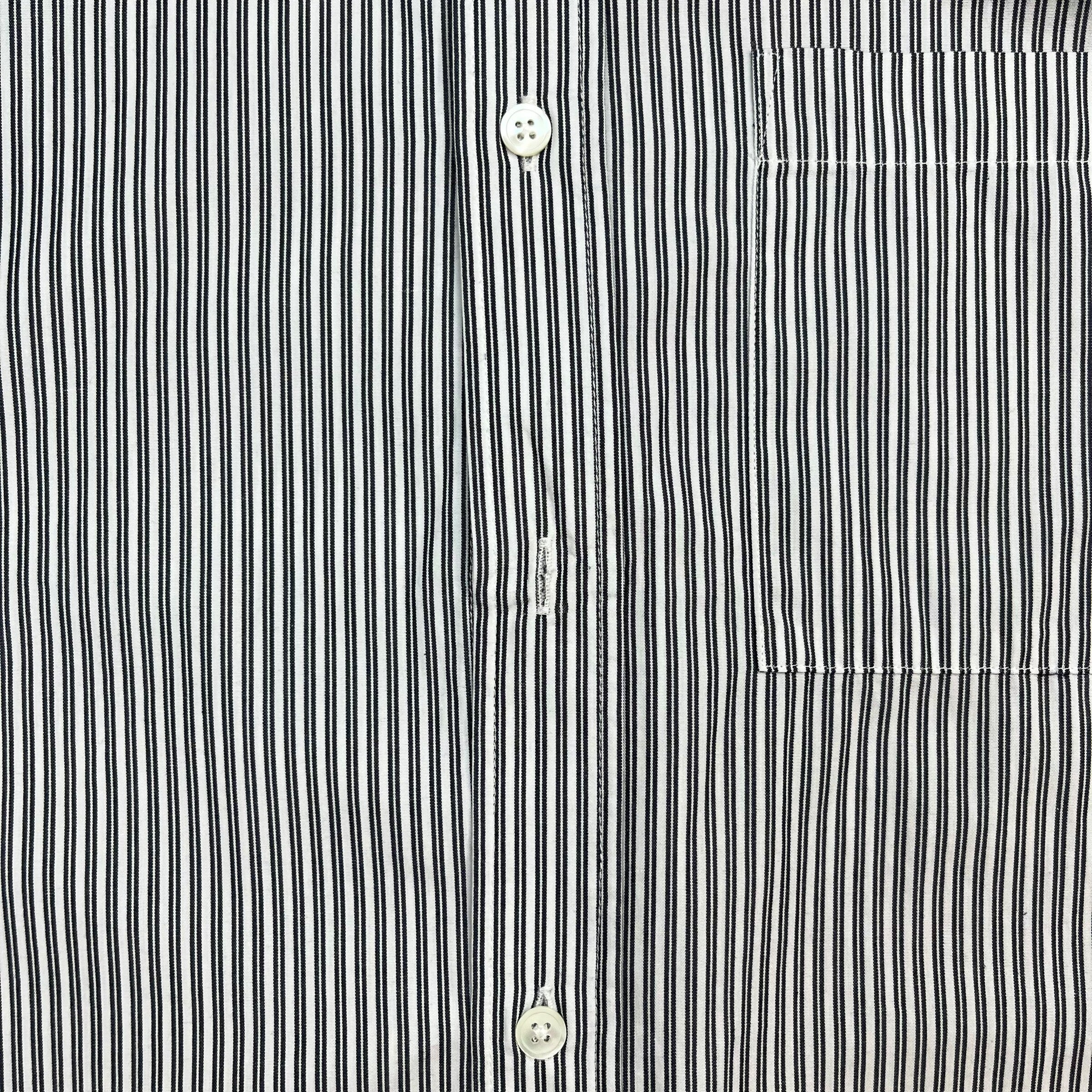 Stussy 8 Ball Short Sleeve Button Up Striped White