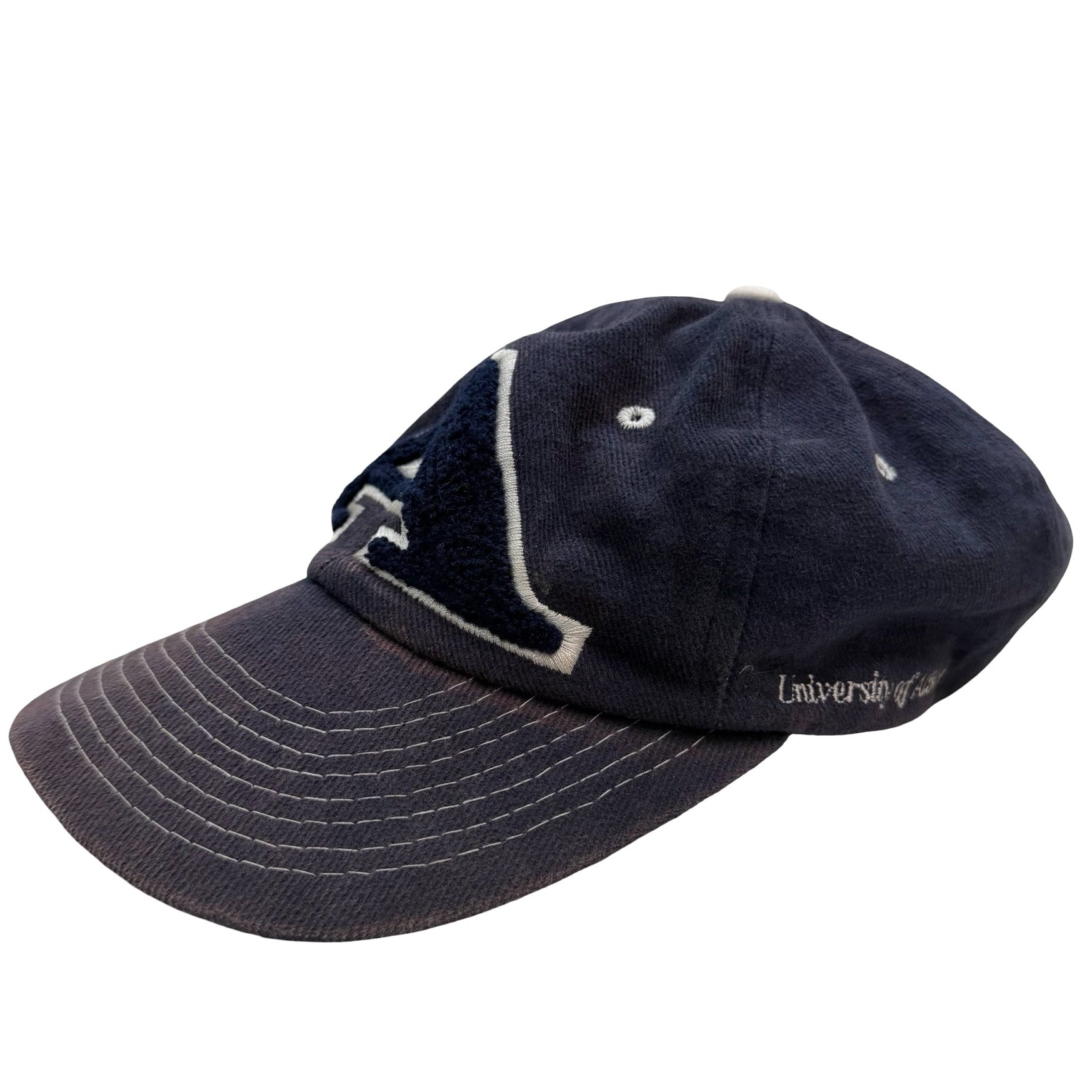 Vintage University Of Alberta Starter Chenille Logo Embroidered Hat Navy