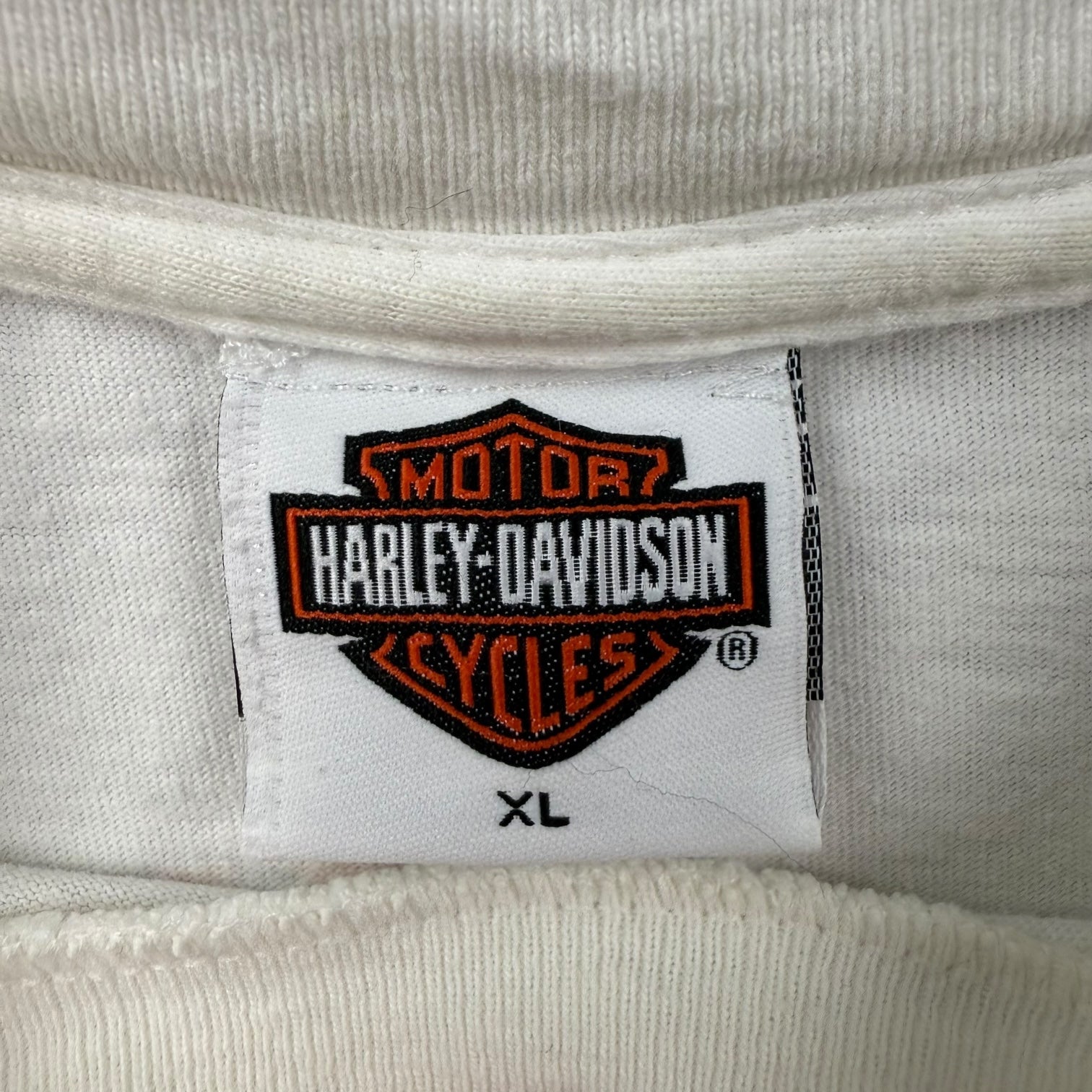 2002 Harley Davidson Of Black River Falls Wisconsin L/S Tee White