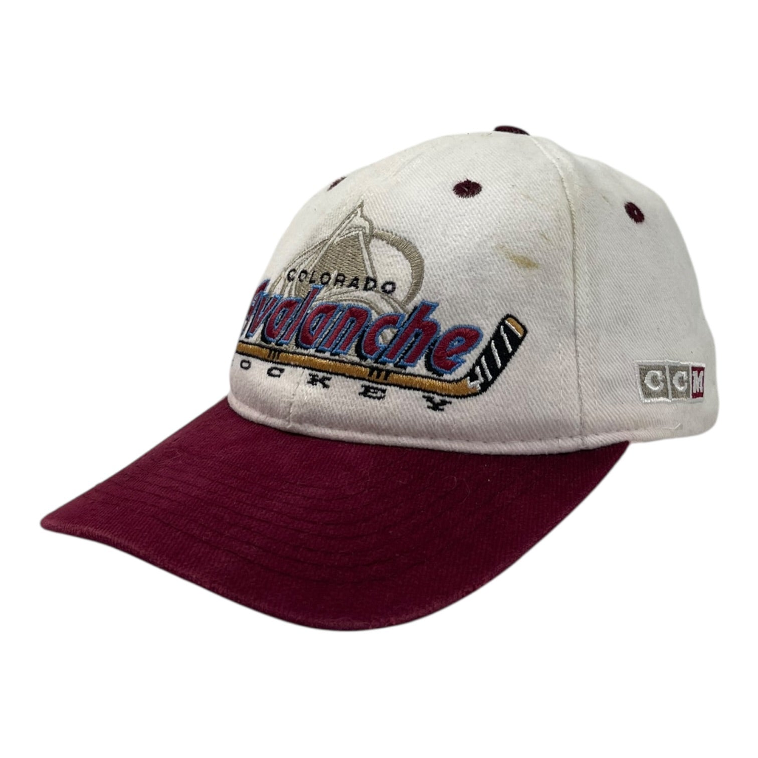Vintage CCM Colorado Avalanche Snap Back Hat
