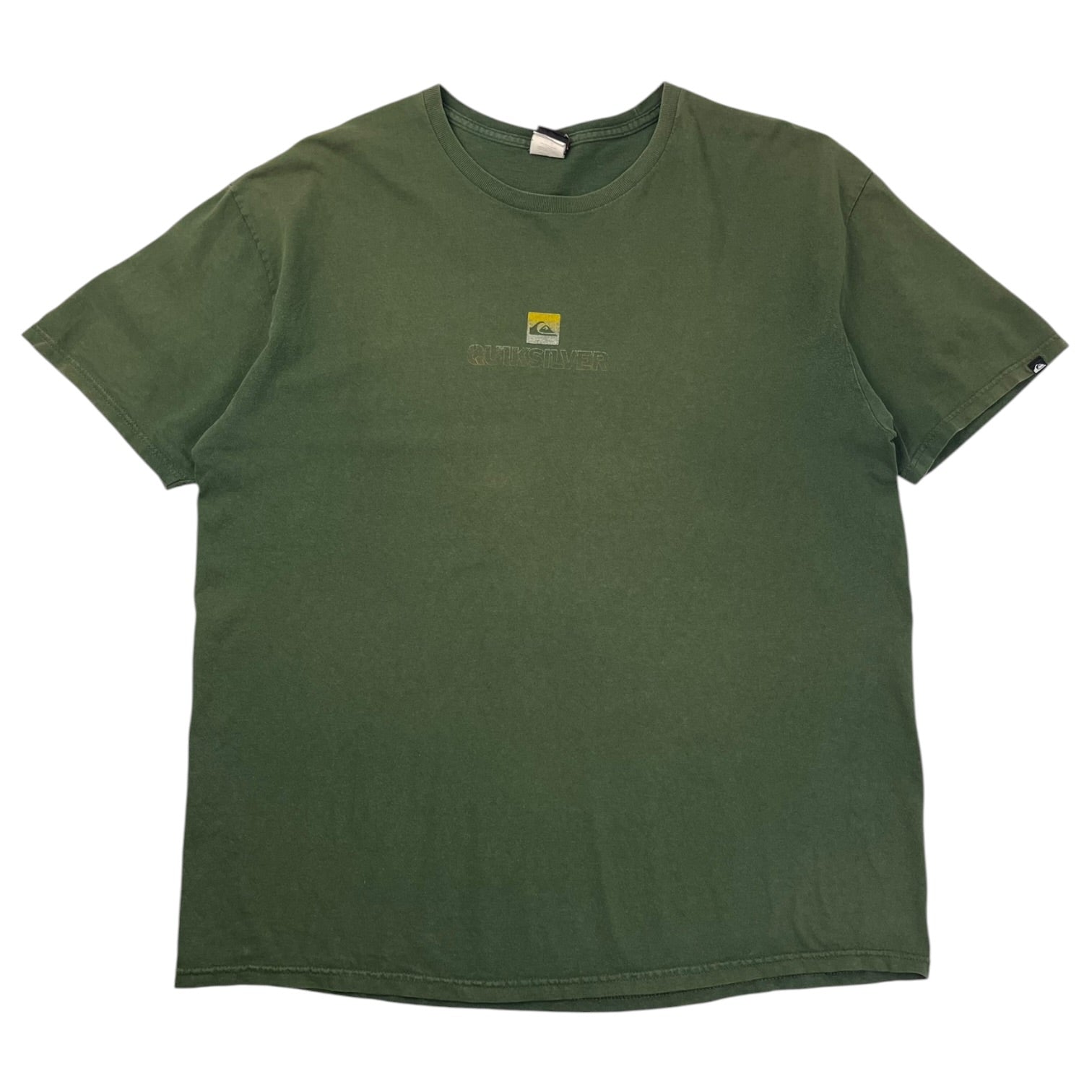 Vintage Y2K Quiksilver Spellout T-Shirt Moss