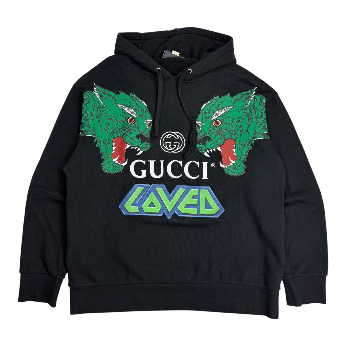 Gucci Tiger Loved Hoodie Black
