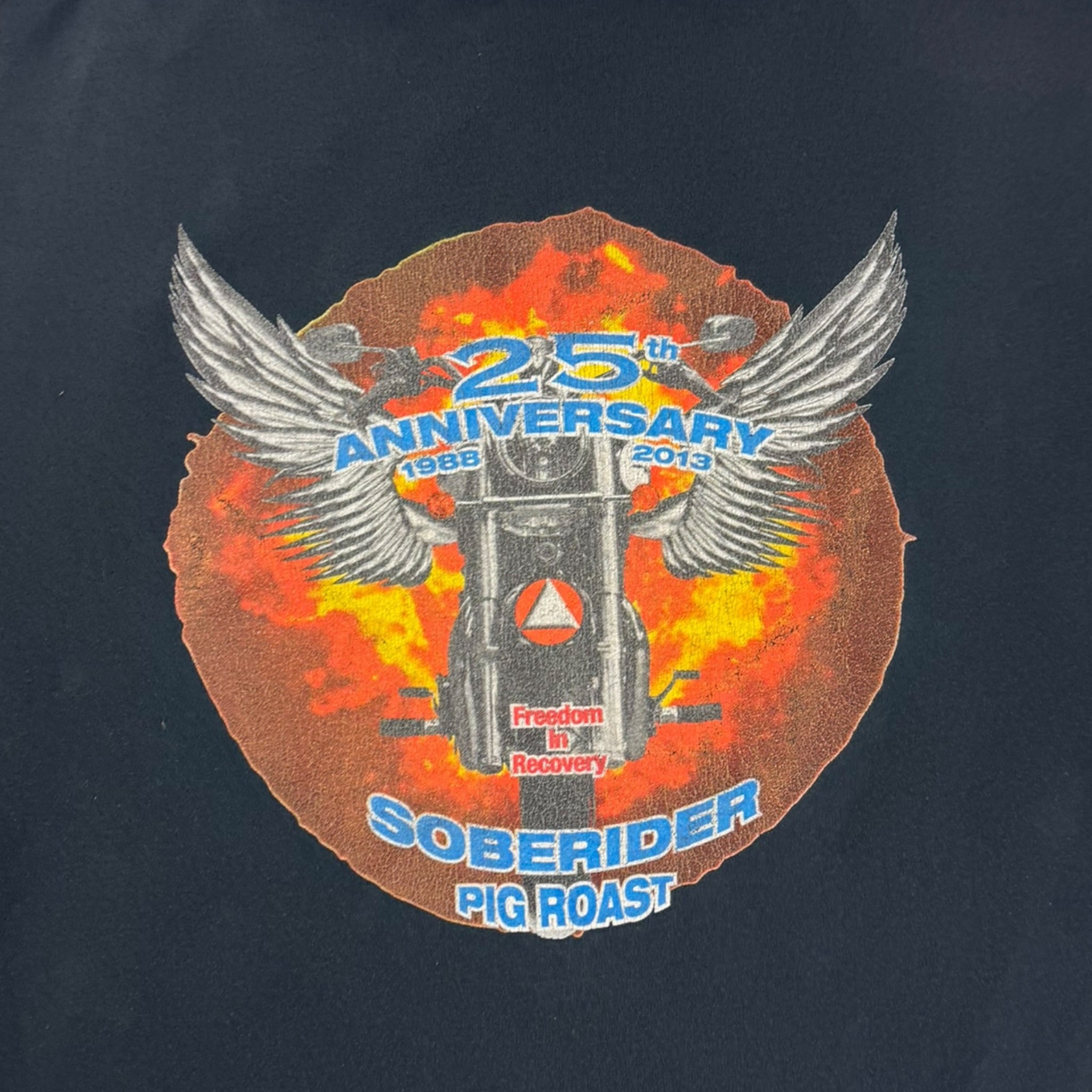 Y2K Soberrider Pig Roast Mock Neck Shirt/Sweater