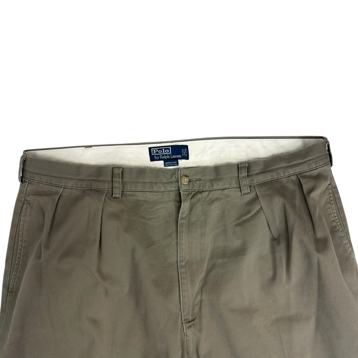 Vintage Polo Ralph Lauren Pleated Andrew Pant Brown