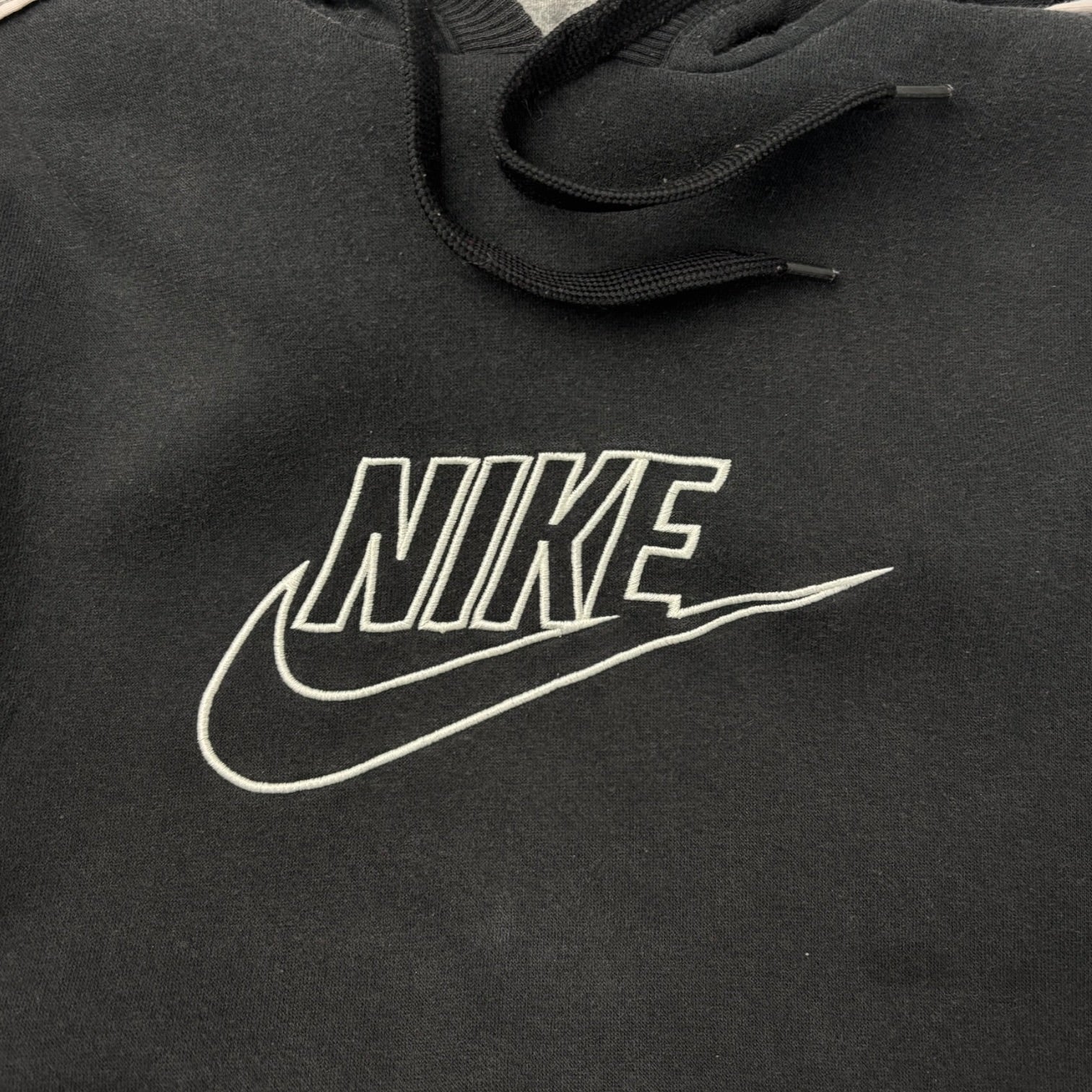 Vintage Nike Pullover Pullover Hoodie Two Tone Grey