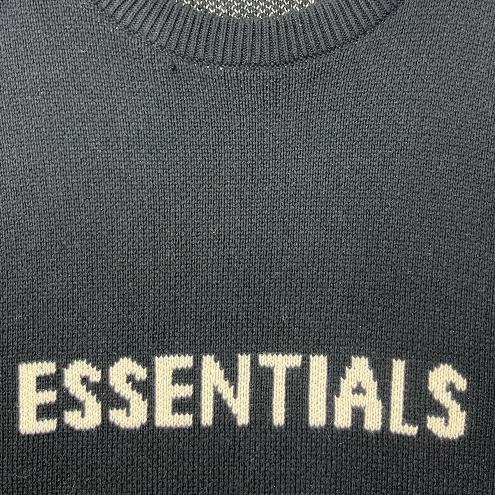 Fear Of God Essentials Knit Sweater Black