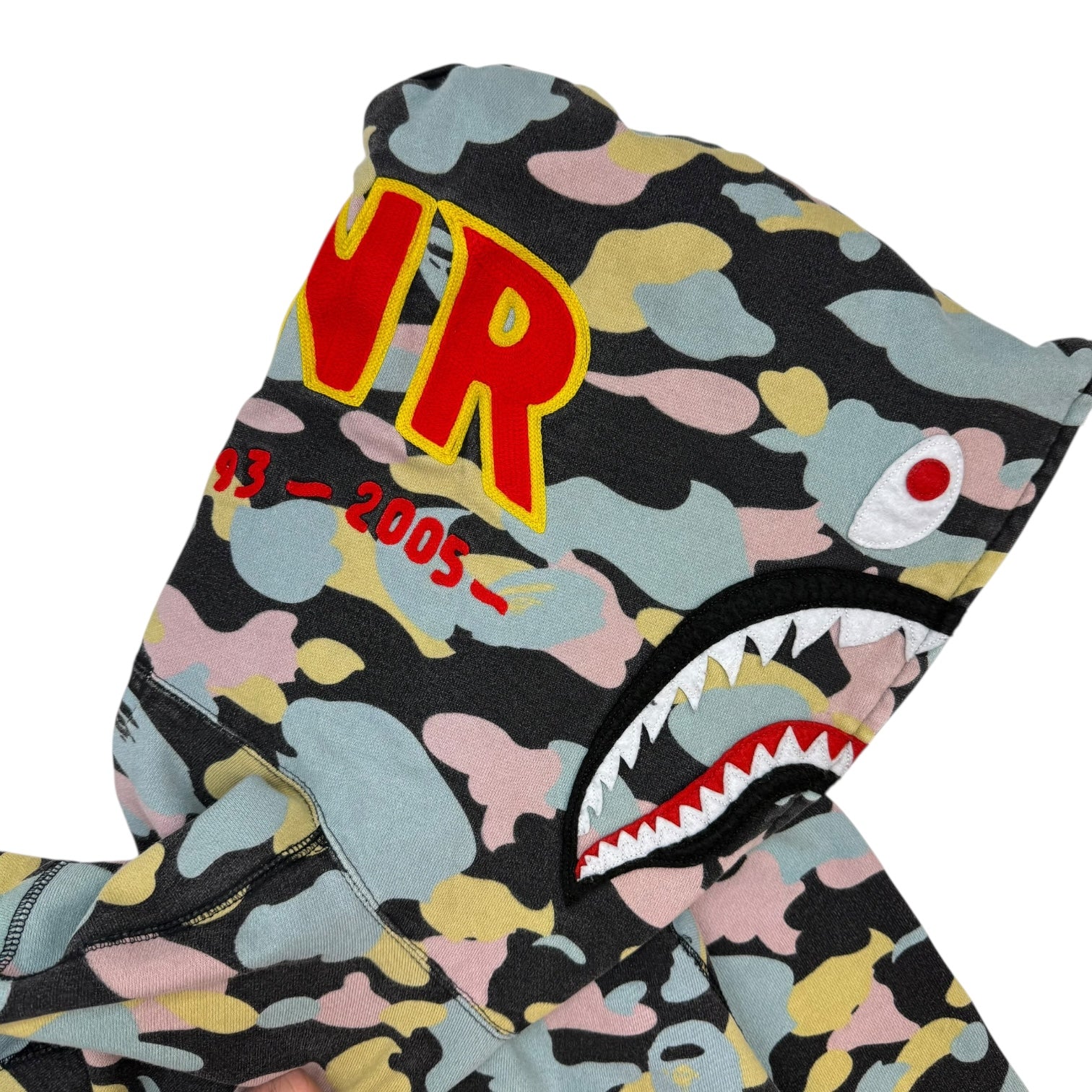Bape 2nd Shark Full Zip Hoodie Multi Camo