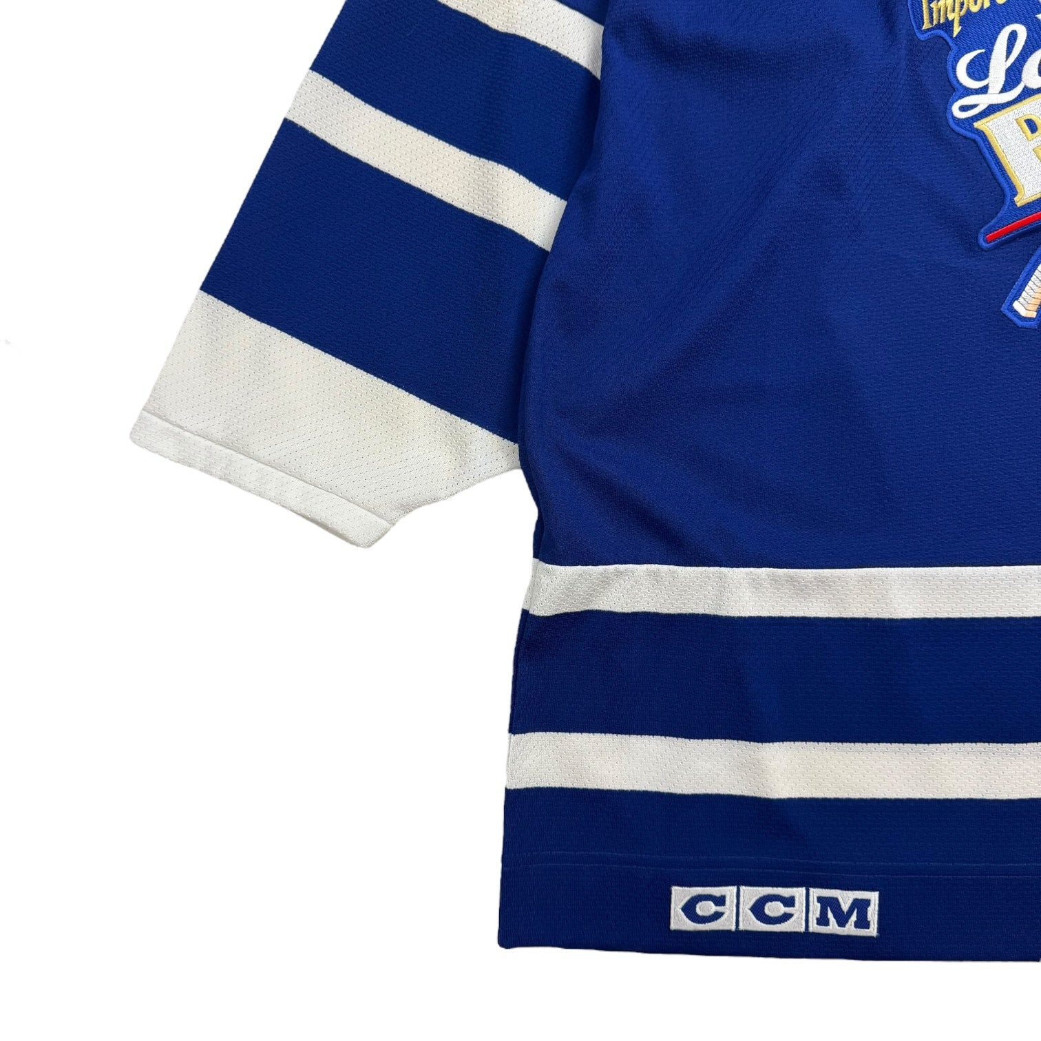 Vintage CCM Labatt Blue Hockey Jersey Blue