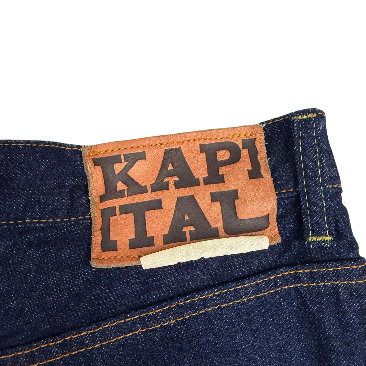 Kapital New Momonroe Wide Leg Selvedge Jeans Blue