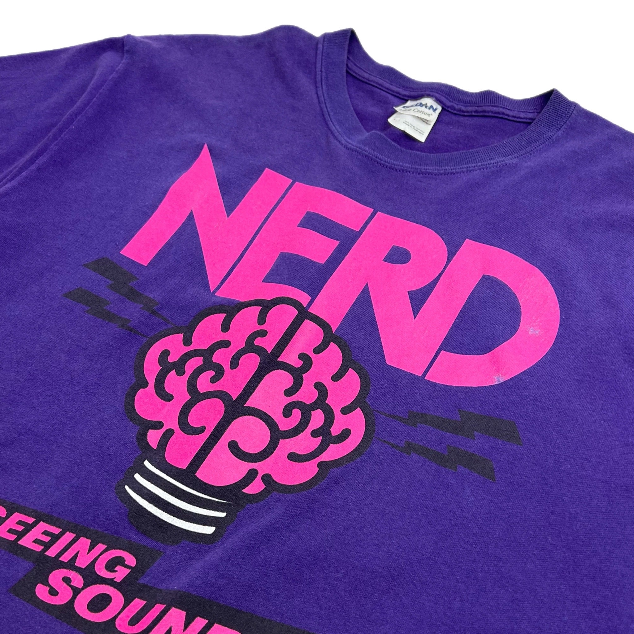 Vintage NERD Seeing Sounds Tee Purple