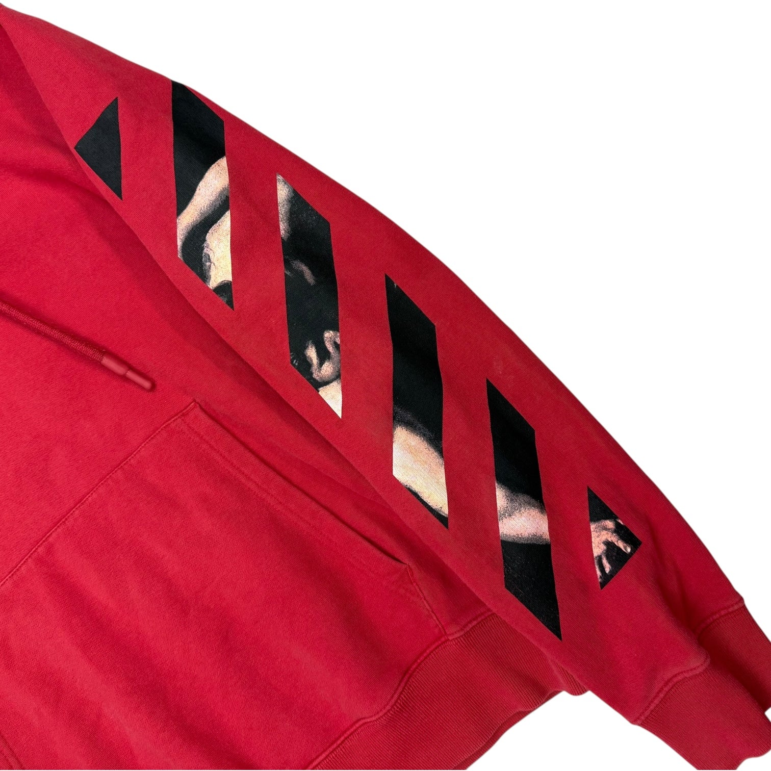 Off-White Caravaggio Hoodie Red