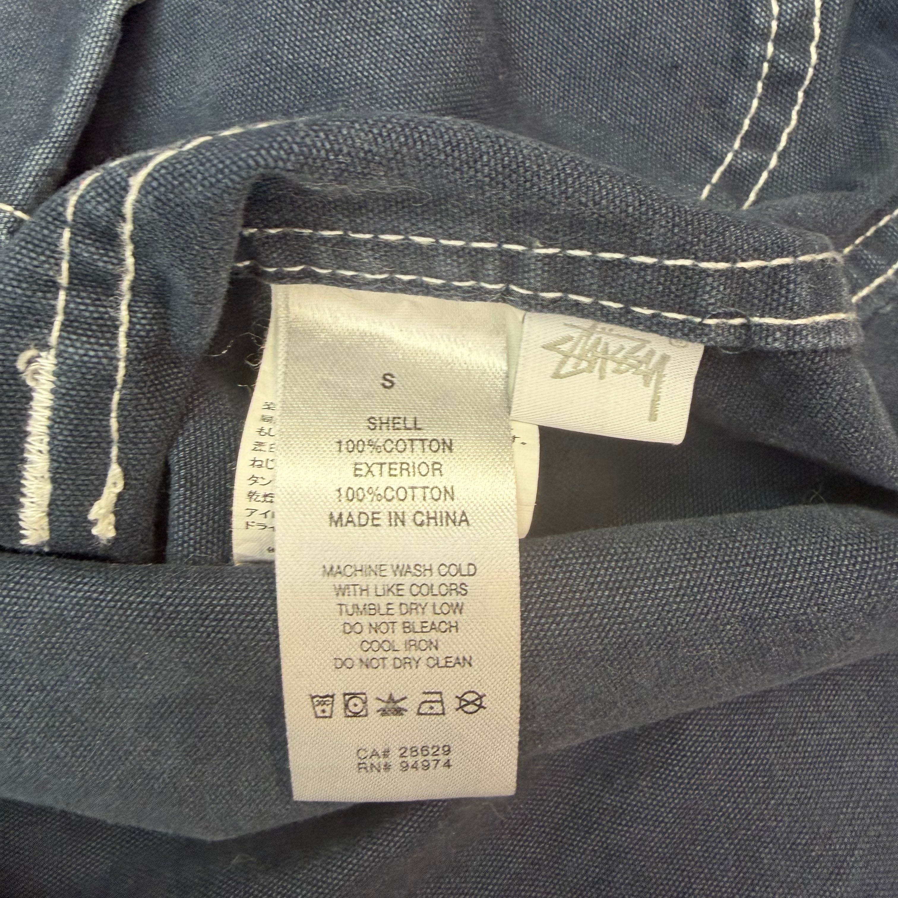Stussy Brushed Moleskin Chore Jacket Navy