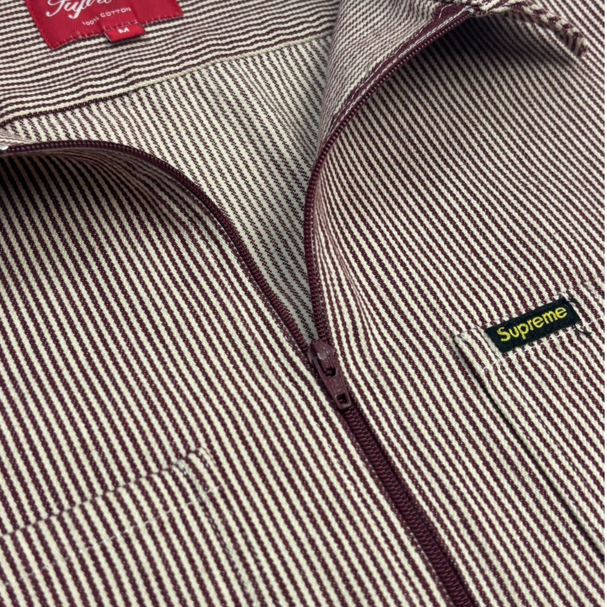Supreme SS14 Half Zip Work Shirt