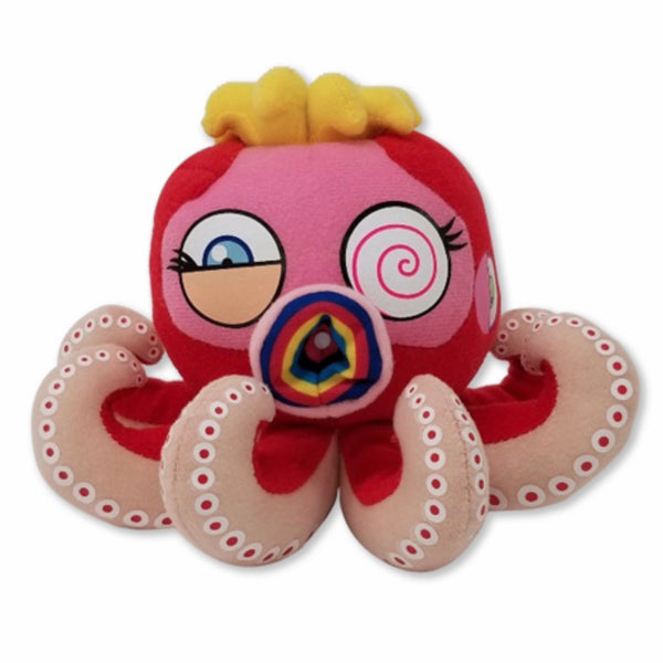 Takashi Murakami Octopus Large Plush Red