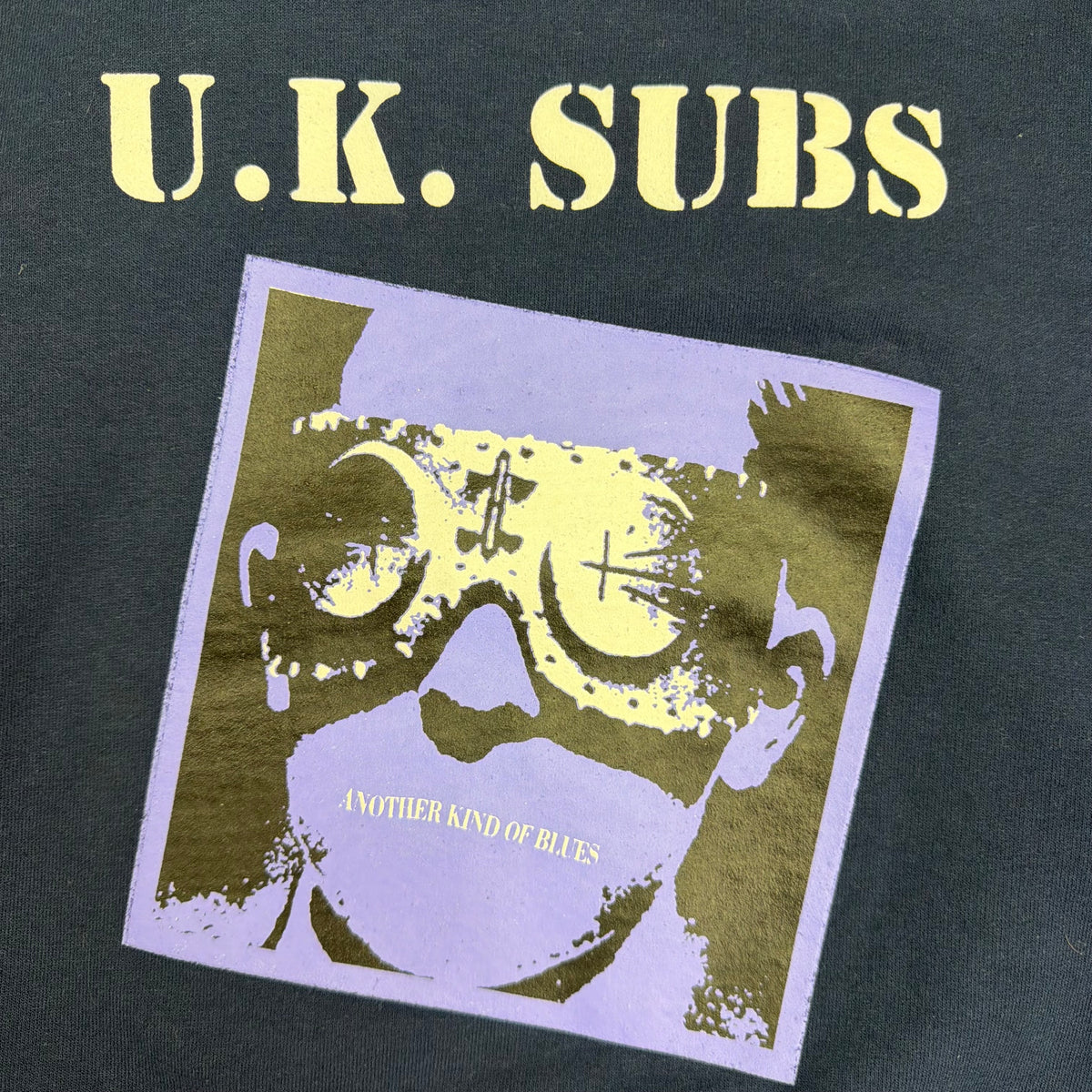 Vintage U.K. Subs Another Kind Of Blues Hoodie Navy