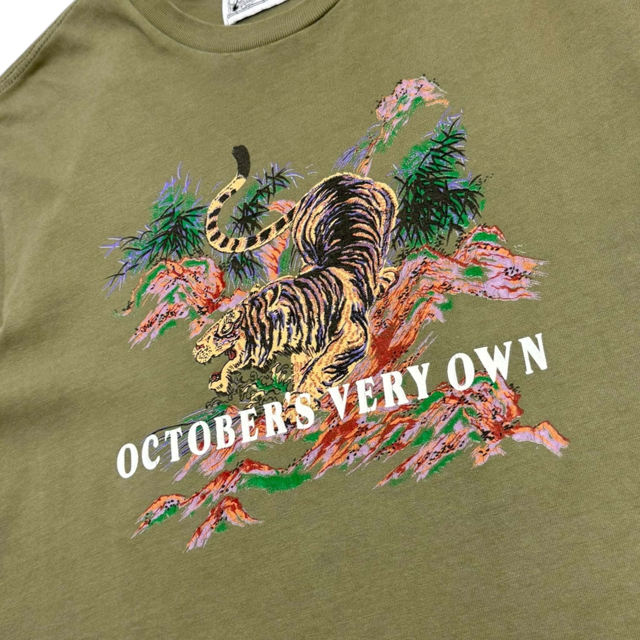 OVO X Avanti Tiger Tee Green