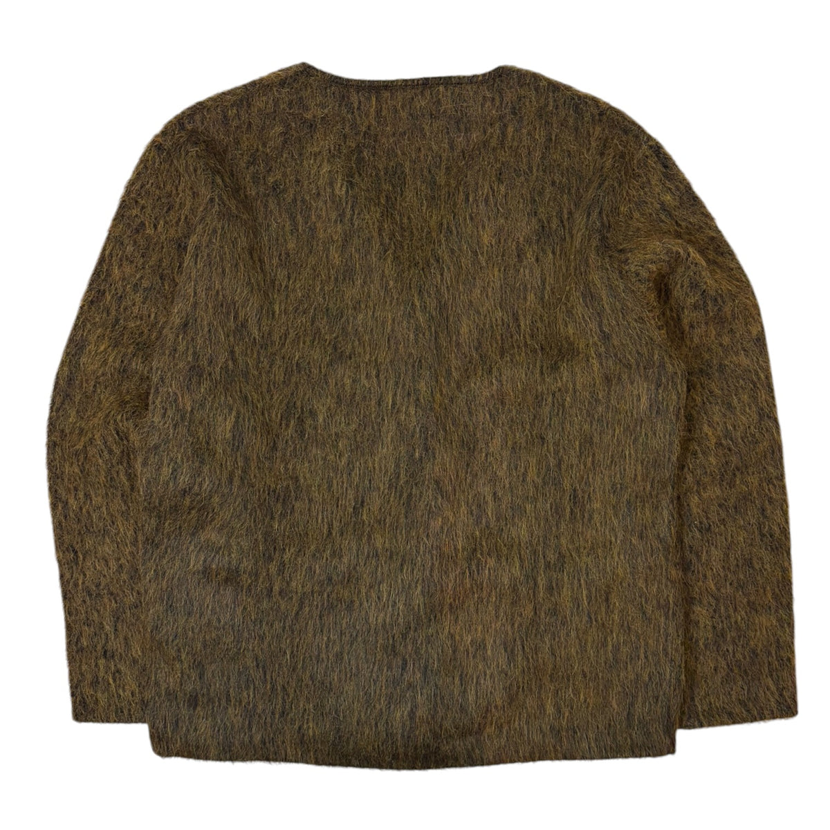 Our Legacy Melange Mohair Cardigan Olive Melange