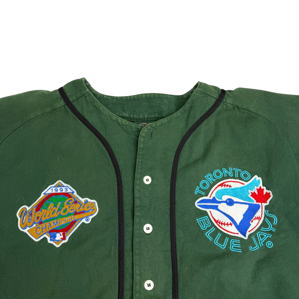 1993 Toronto Blue Jays World Series Champions Back2Back Jersey Faded Green