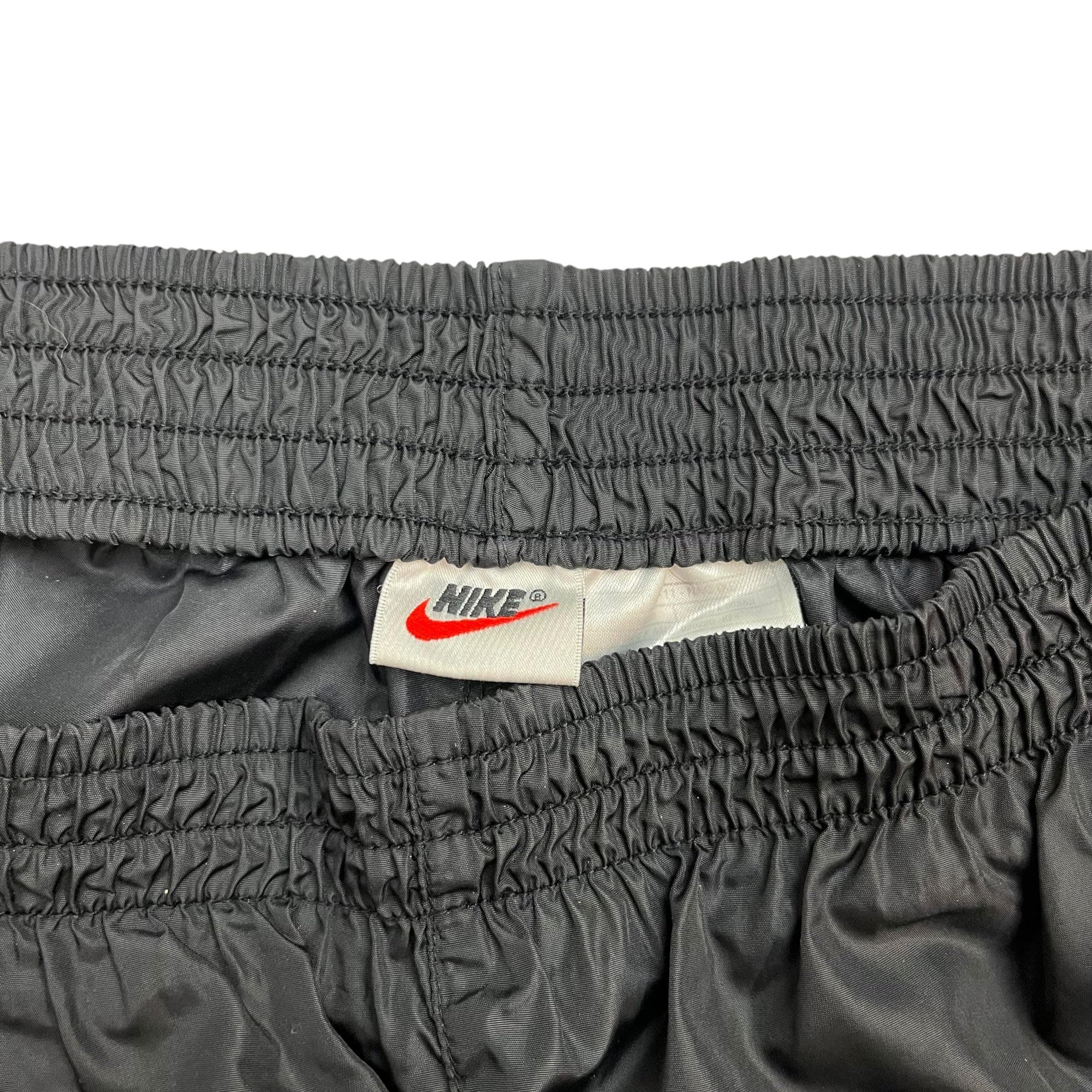 Vintage Nike Button Side Track Pants Black