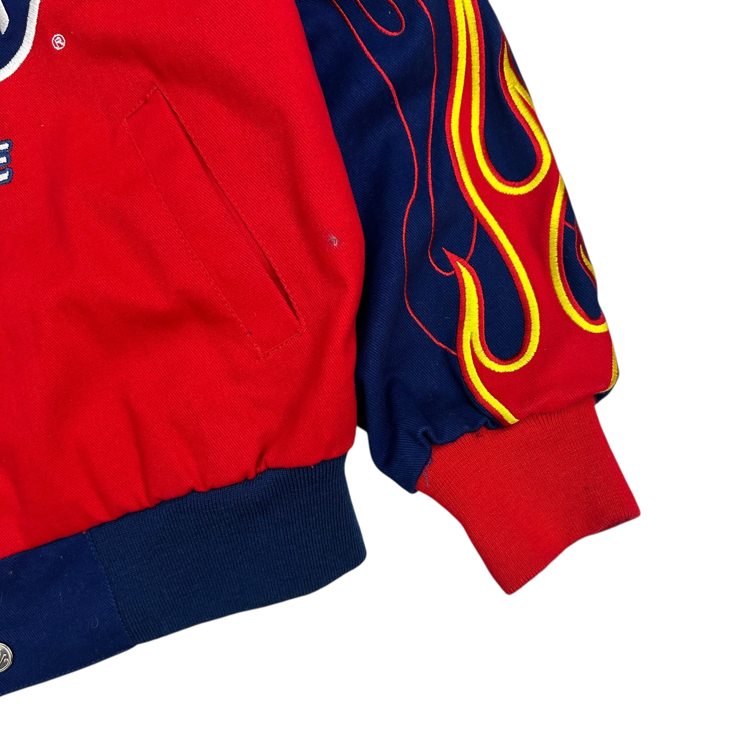 Vintage NASCAR Du Pont Jeff Gordon Racing Jacket Navy/Red