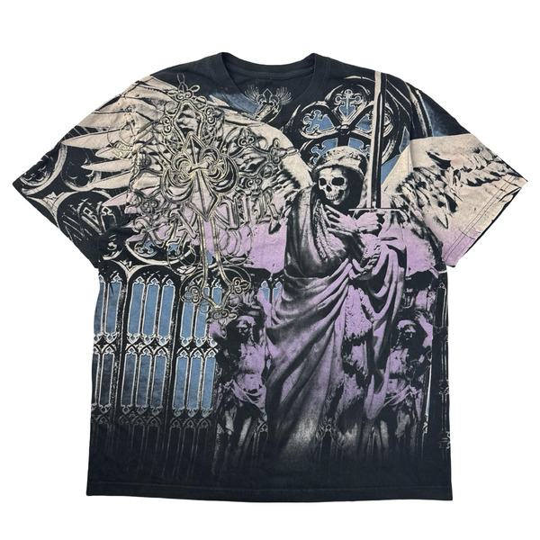 Vintage Y2K Xzavier Cyber Emo Gothic Cathedral T-Shirt