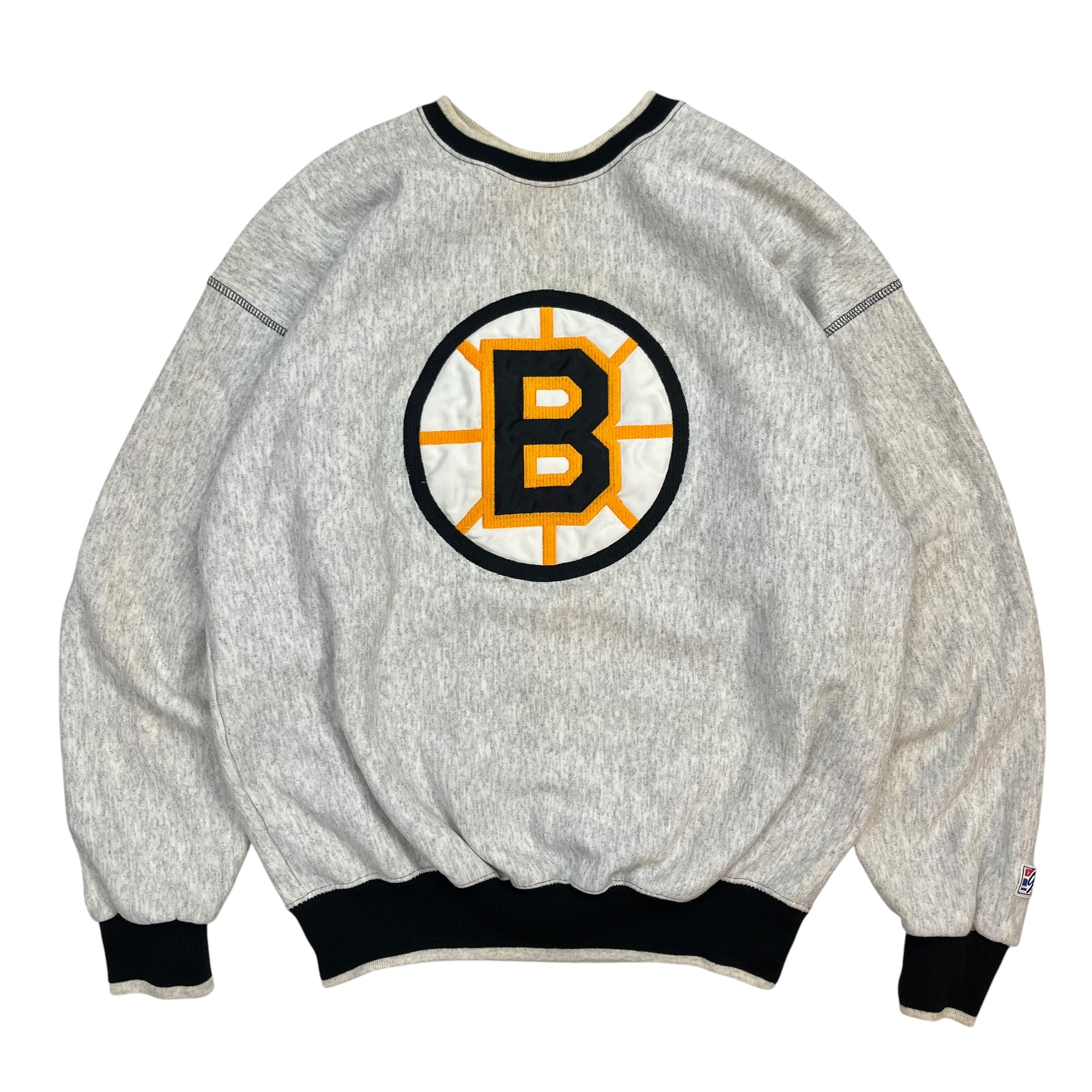 Vintage Boston Bruins Crewneck Grey